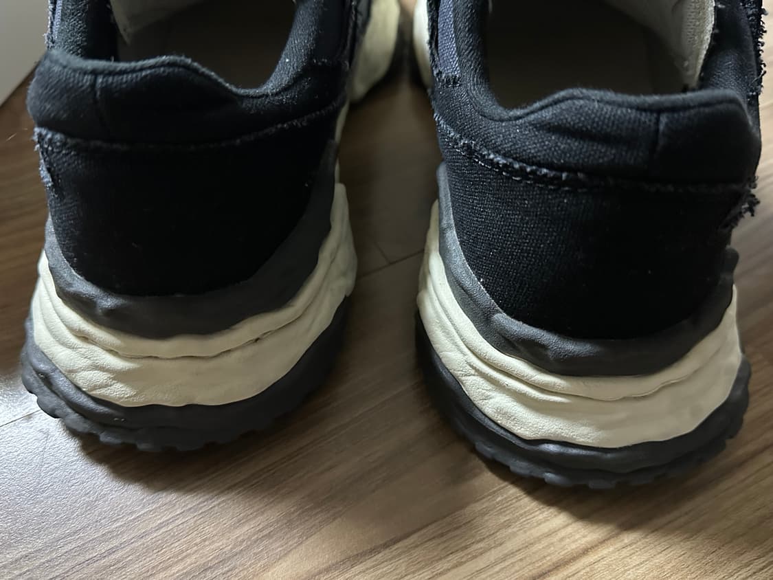 메종 미하라 야스히로 키스 OG 솔 캔버스 로우탑 스니커즈 블랙 42 상품이미지8