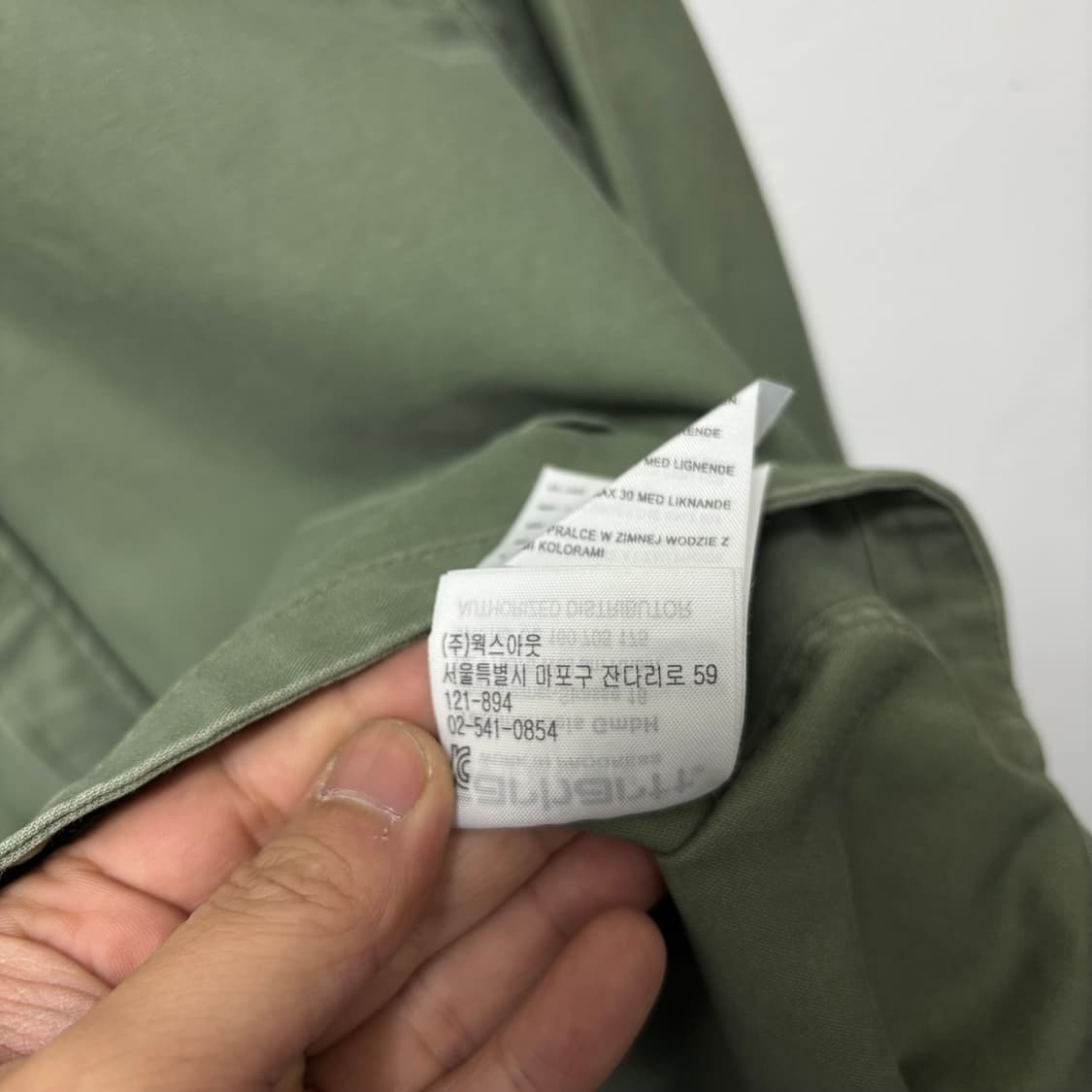 칼하트 카키 워크셔츠 자켓 상품이미지6