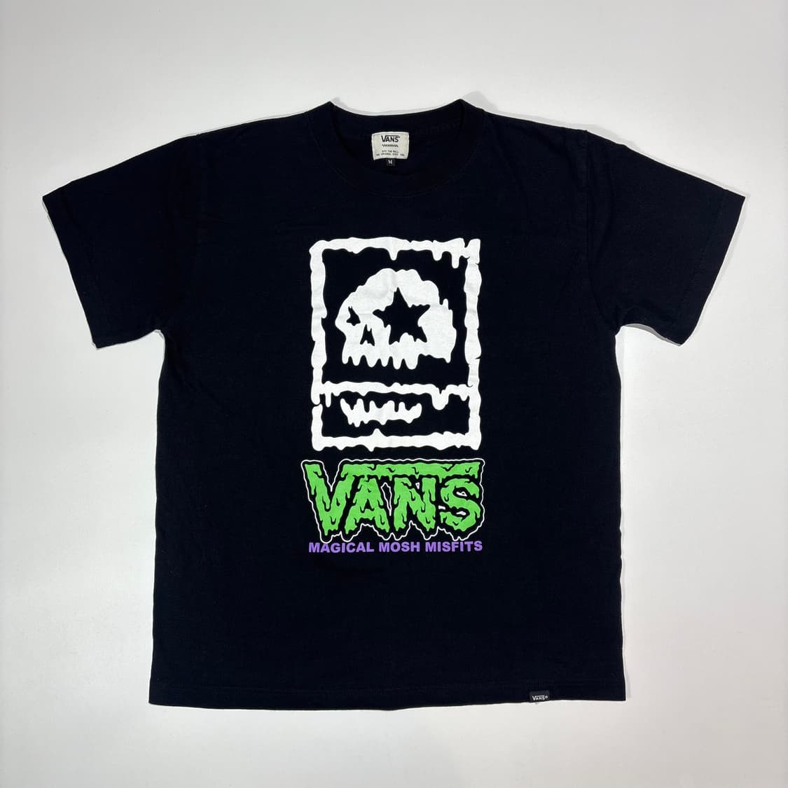 반스 블랙 그래픽 반팔 티셔츠 상품이미지1