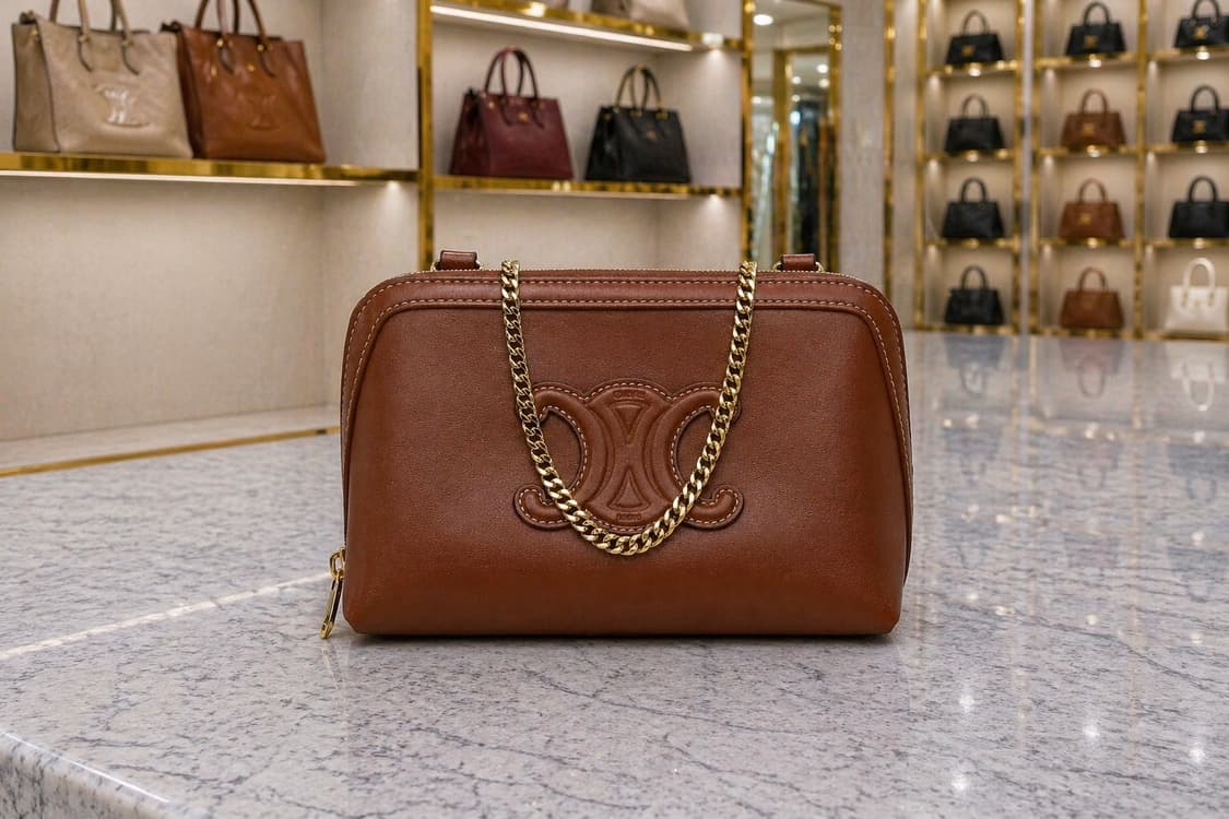 [A급] 셀린느 퀴르 트리옹프 체인 크로스백 판매합니다!!! 상품이미지1