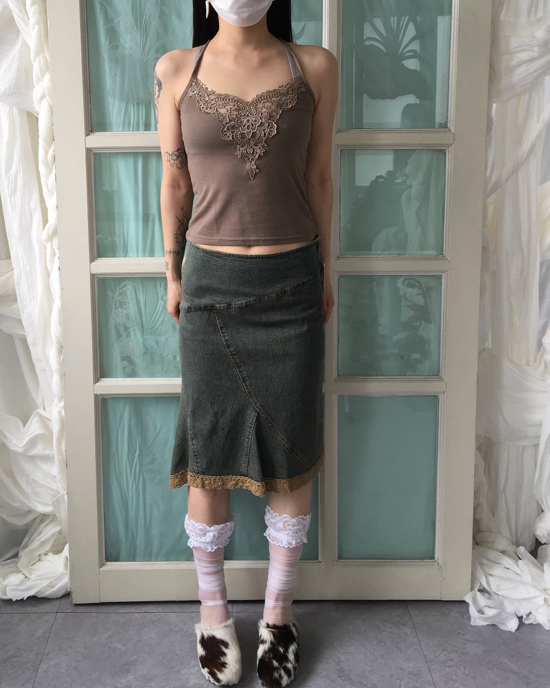 Ornament crochet point sleeveless 상품이미지4