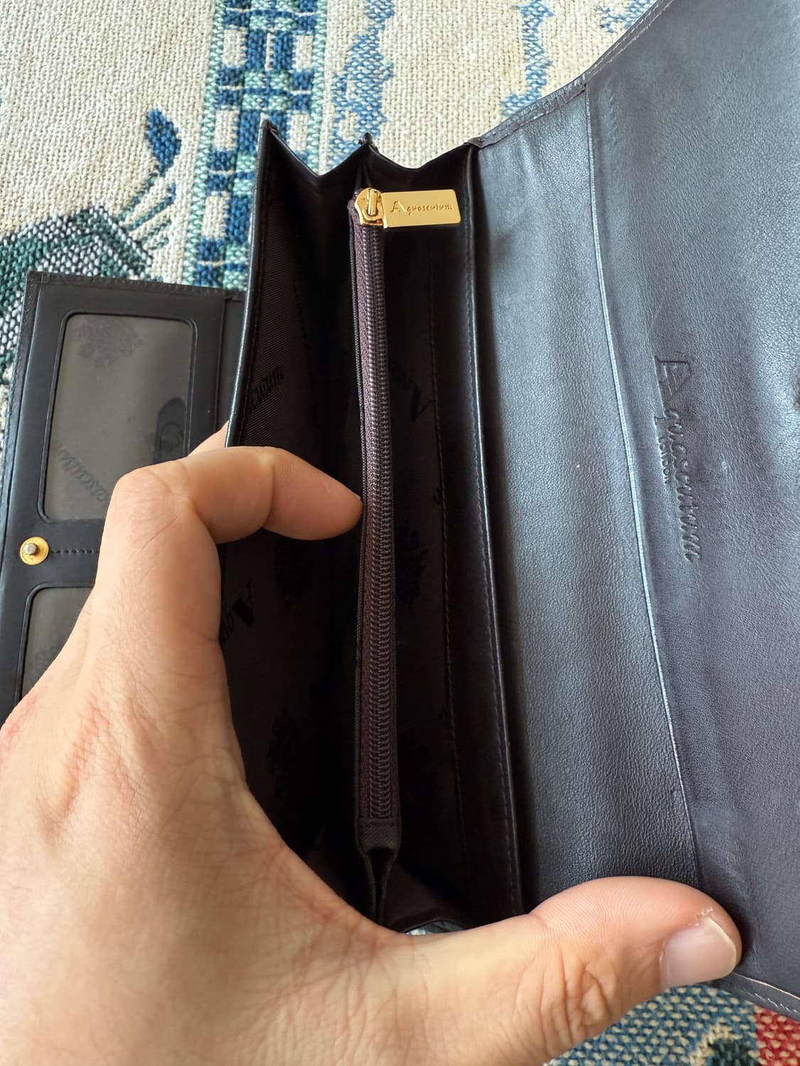 아쿠아스큐텀(Aquascutum) 체크 장지갑 상품이미지7