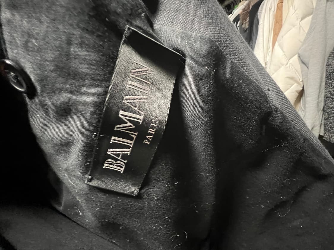 정품 발망 트렌치 코트 상품이미지3