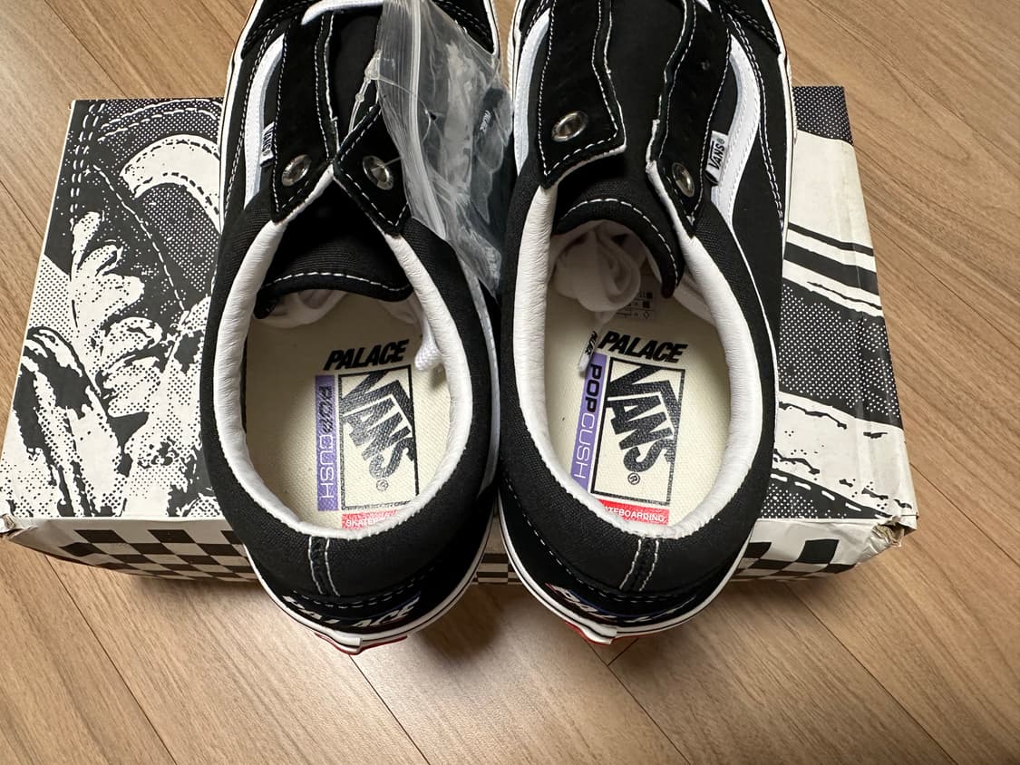 285 반스 x 팔라스 스케이트 올드스쿨 블랙 화이트 상품이미지6