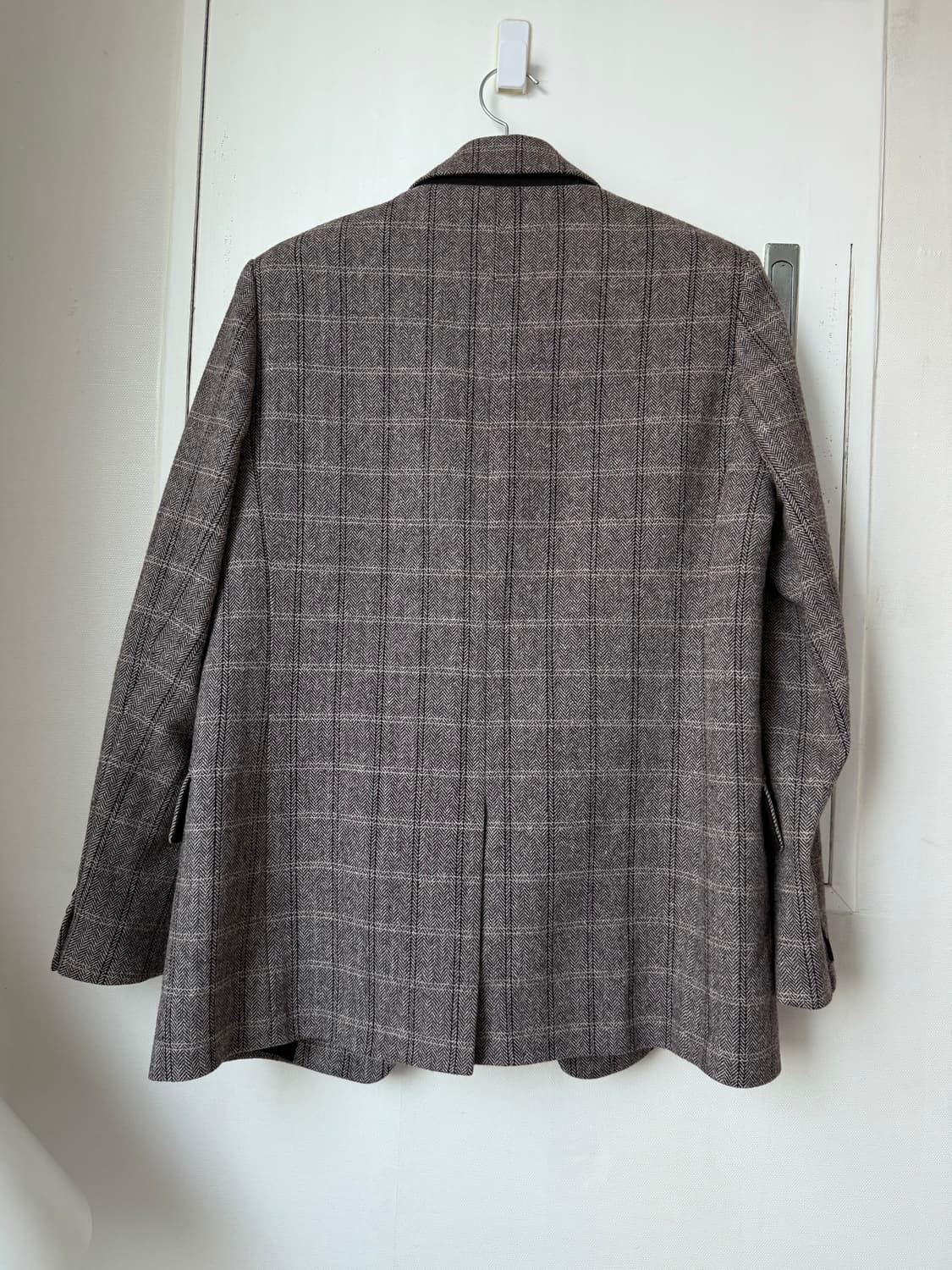 잇미샤 고급 체크 울 블레이저 상품이미지5