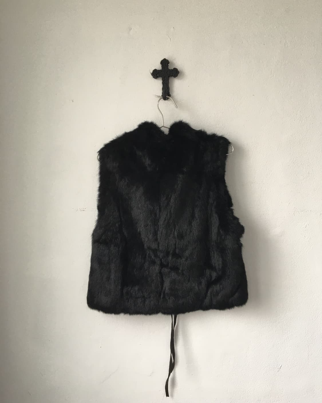 Rabbit fur vest 상품이미지4