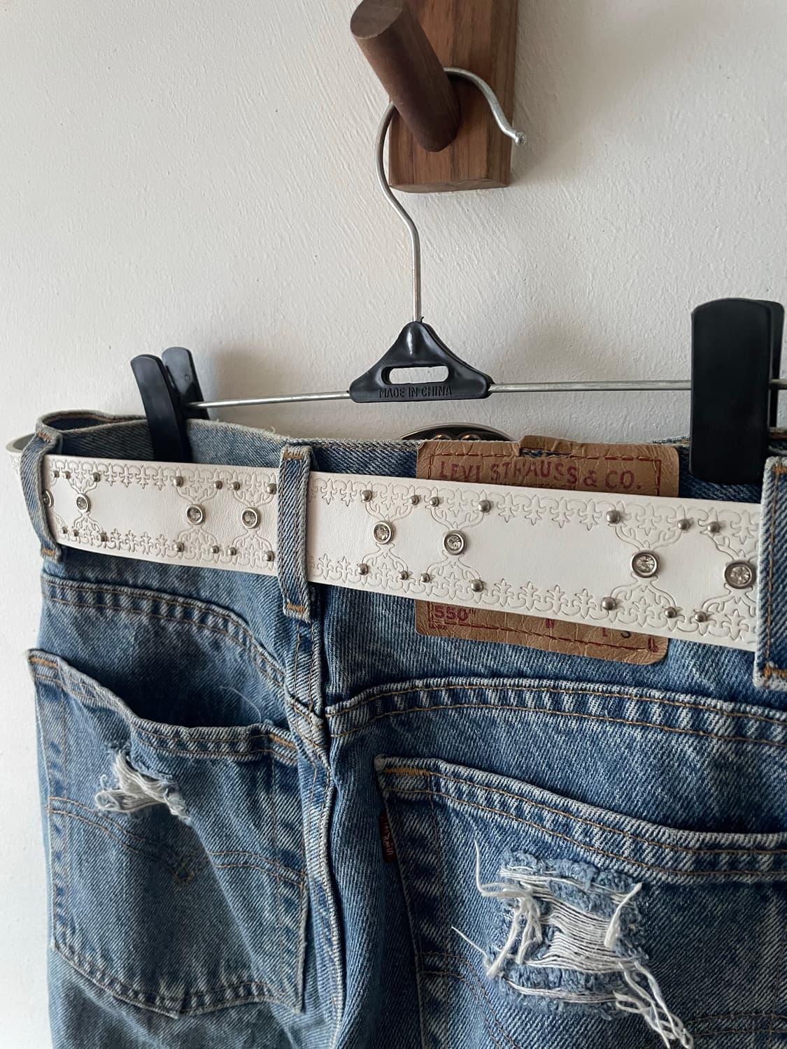 JPN Vintage Leather Belt 상품이미지3