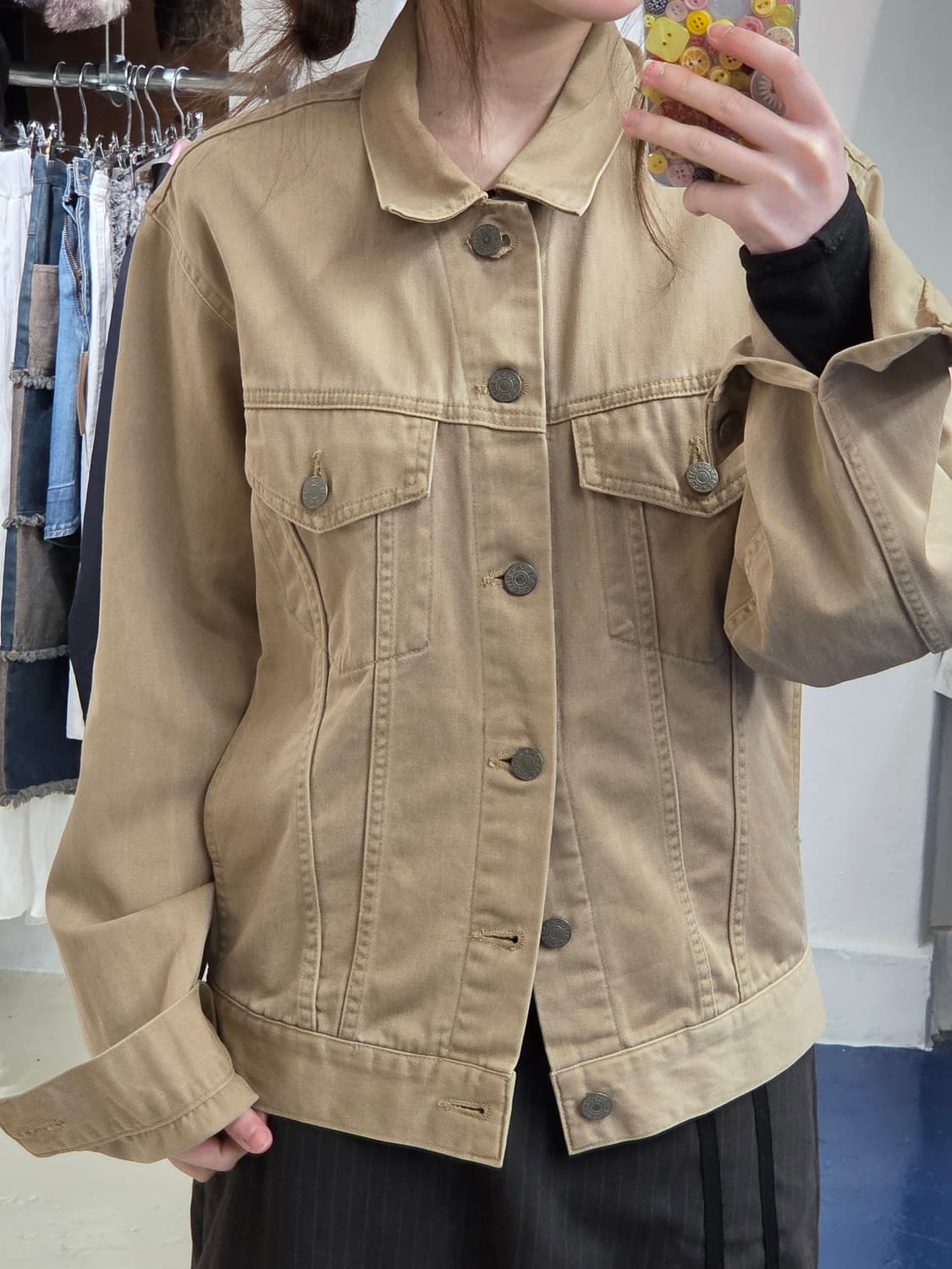 1990s Japan Bobson 트러커 자켓 상품이미지3