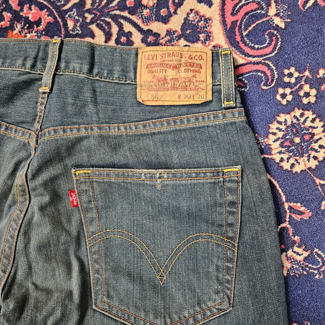 리바이스(Levis) 00's No.569 루즈 스트레이트 데님 팬츠 상품이미지5