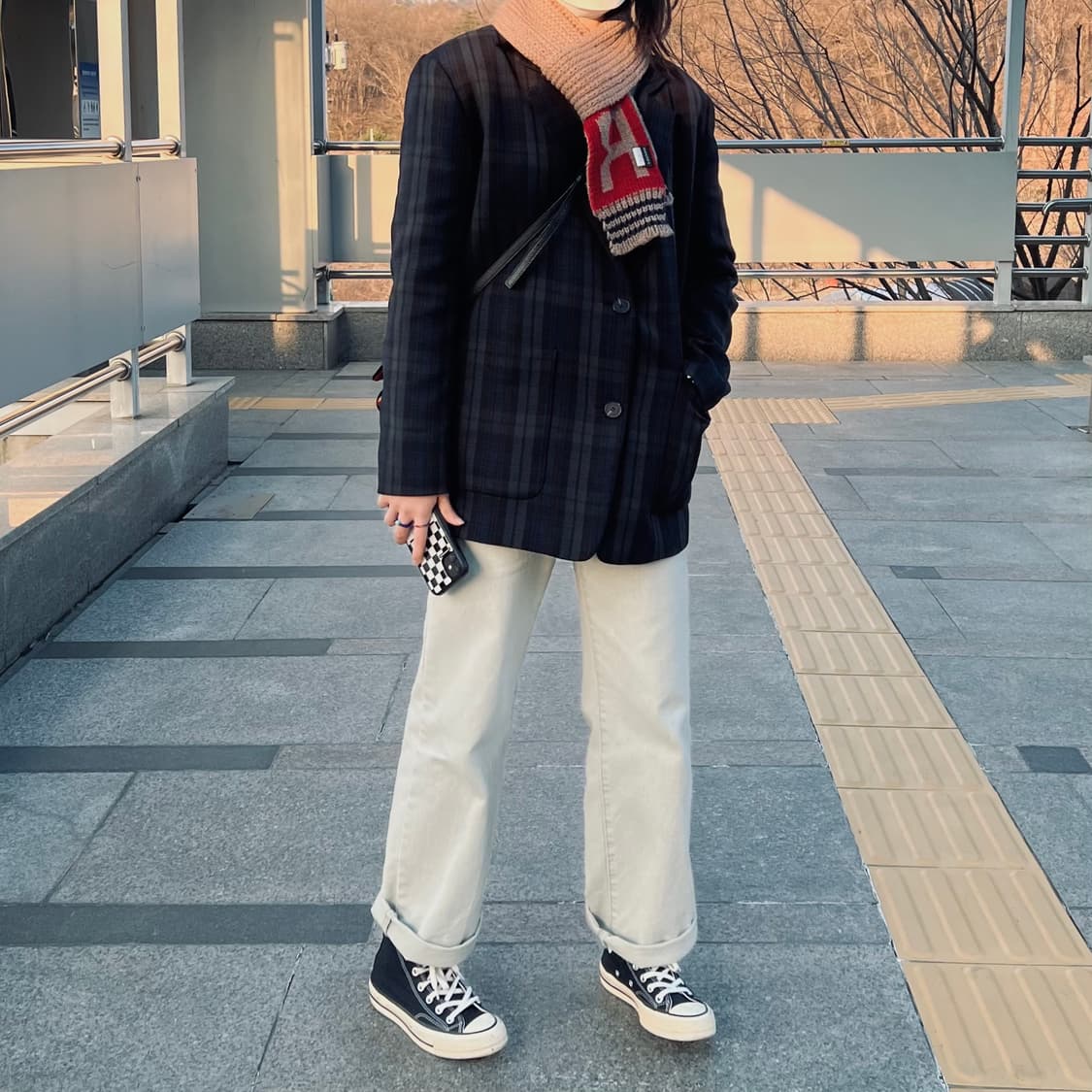 스튜디오톰보이 체크 자켓 상품이미지10