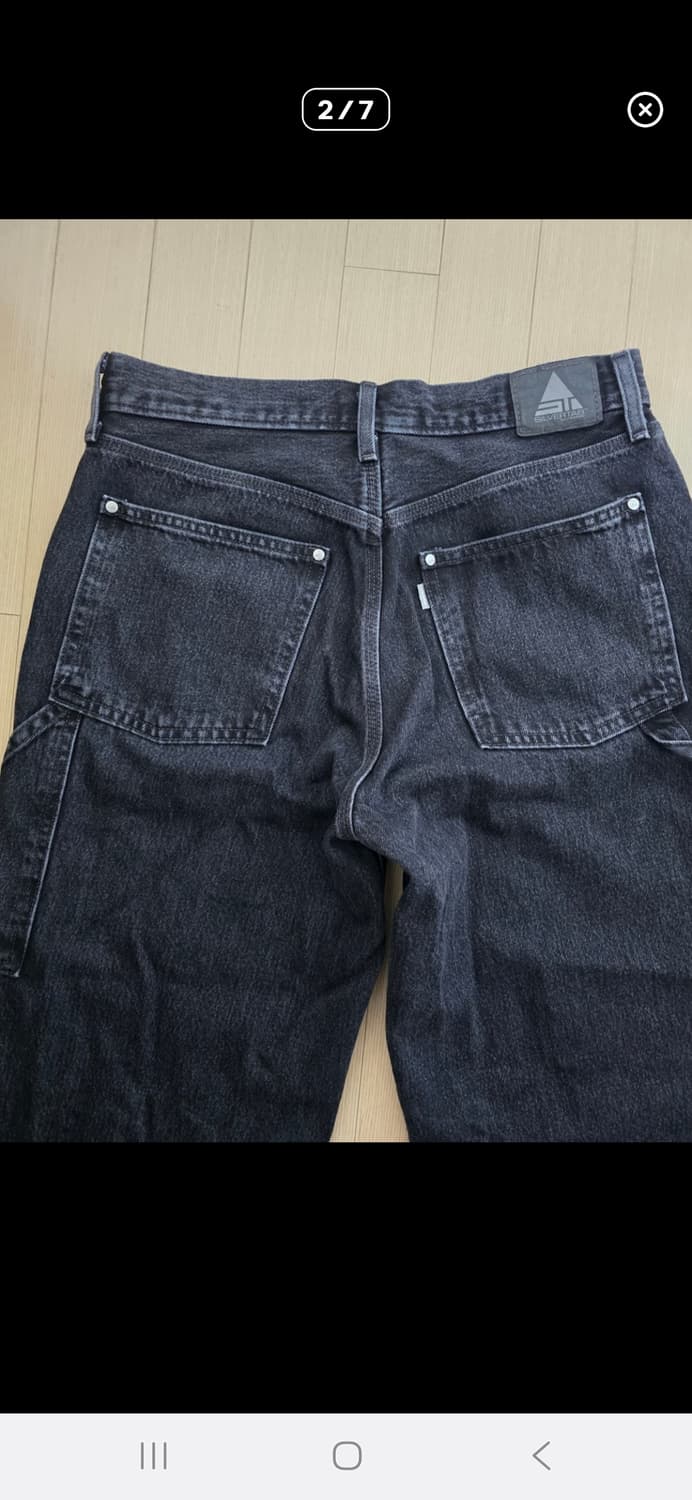 리바이스 실버탭 배기 카펜터 데님 블랙 32/32 상품이미지2