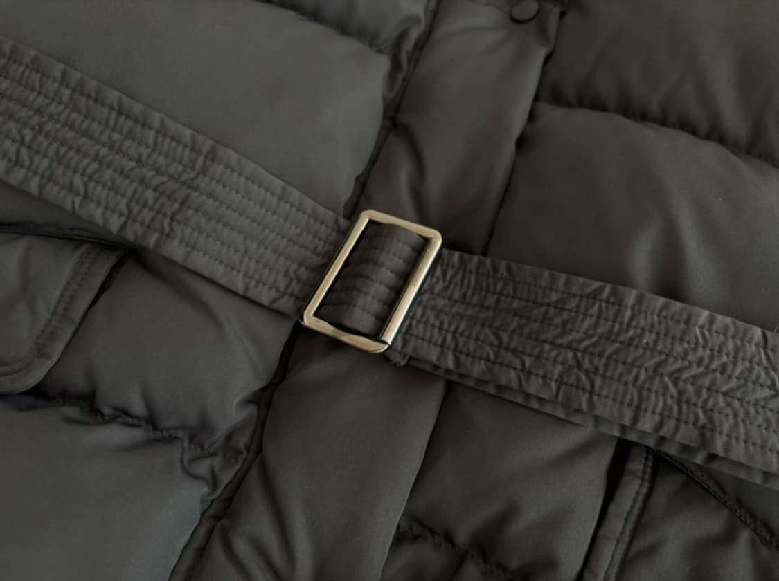 리스트 퍼 칼라 벨티드 숏 덕다운 점퍼 55 상품이미지3