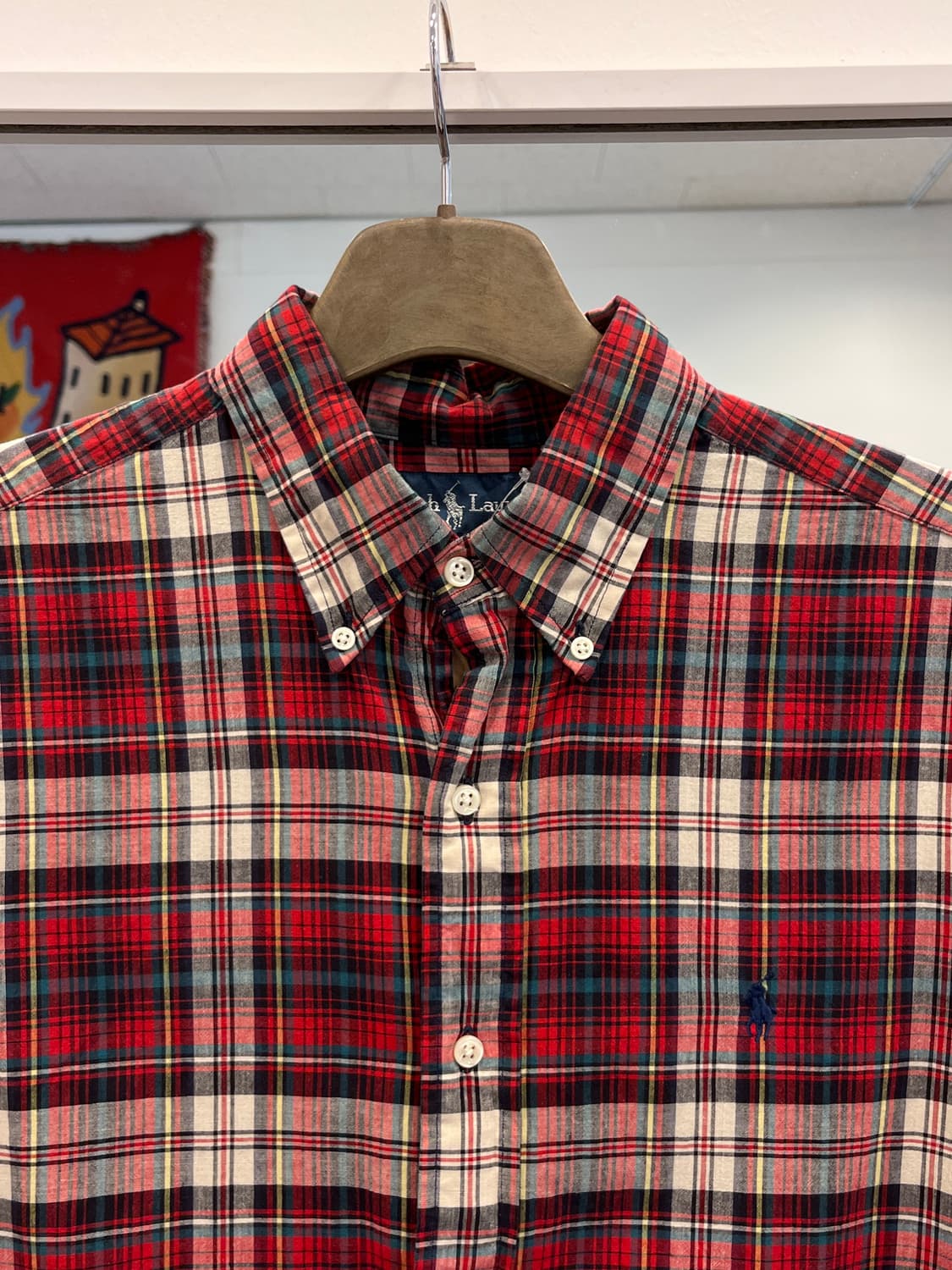 Polo RL 폴로 랄프로렌 CLASSIC FIT 체크 반팔 셔츠 상품이미지2
