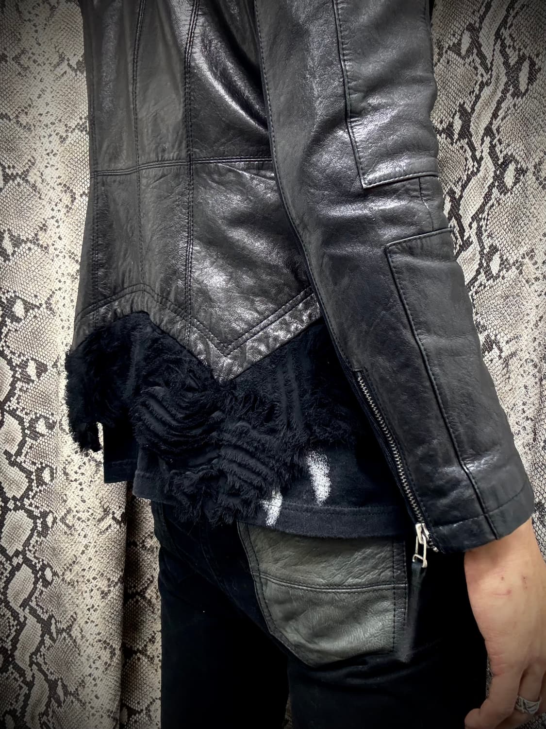 [V-KEl] SheepSkin V-Kei Slim Fit Leather 상품이미지6