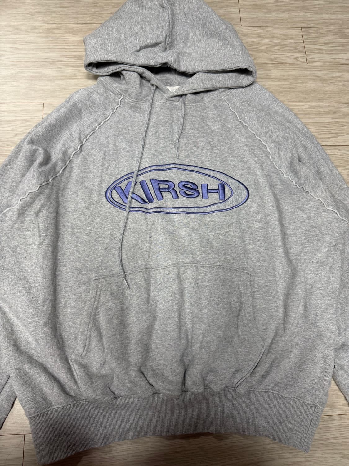 키르시 그레이 후드티 1 상품이미지2