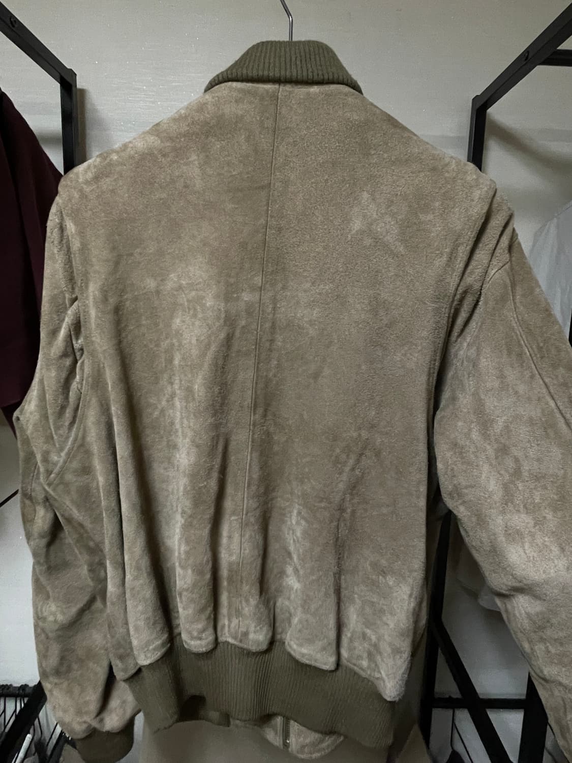 90s 폴로 컨트리 A-1 스웨이드 봄버 자켓 상품이미지2