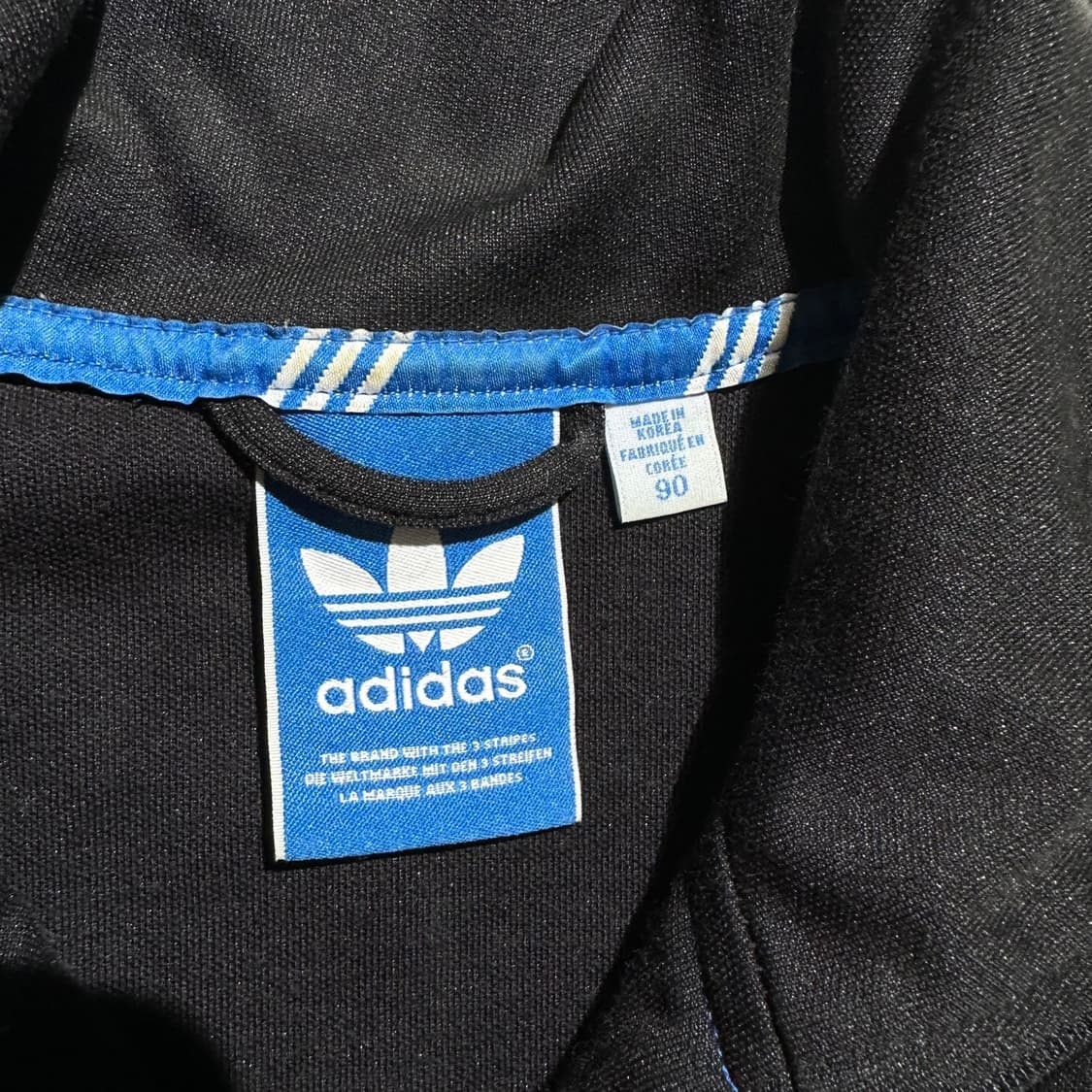 아디다스 유로파 져지 트랙탑 자켓 블랙 상품이미지4