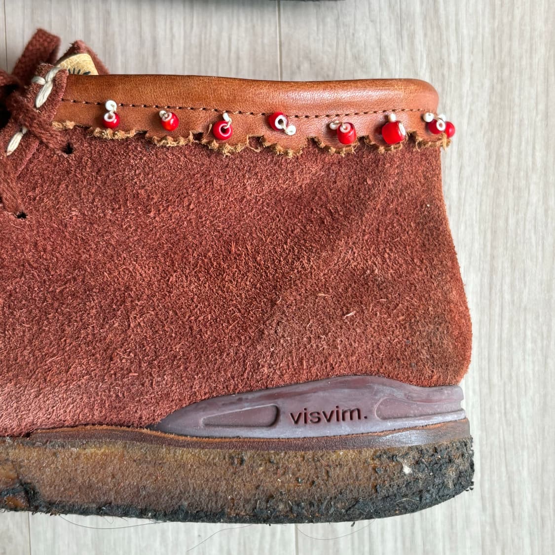 비즈빔(visvim) 스웨이드 미드컷 부츠 / 러스트 컬러 / 감성 빈티 상품이미지10