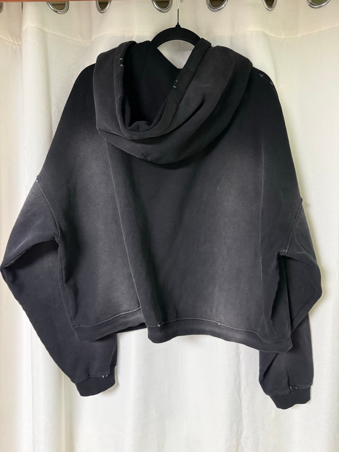 언더마이카 멀티 프린팅 패치 후드집업 상품이미지5