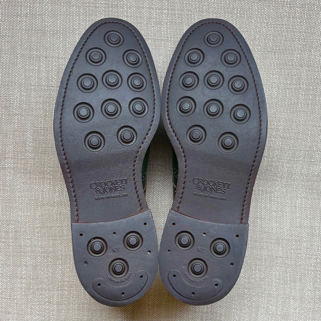 [UK9E] CROCKETT&JONES 체스트넛 그레인 브로그 윙팁 슈즈 상품이미지8