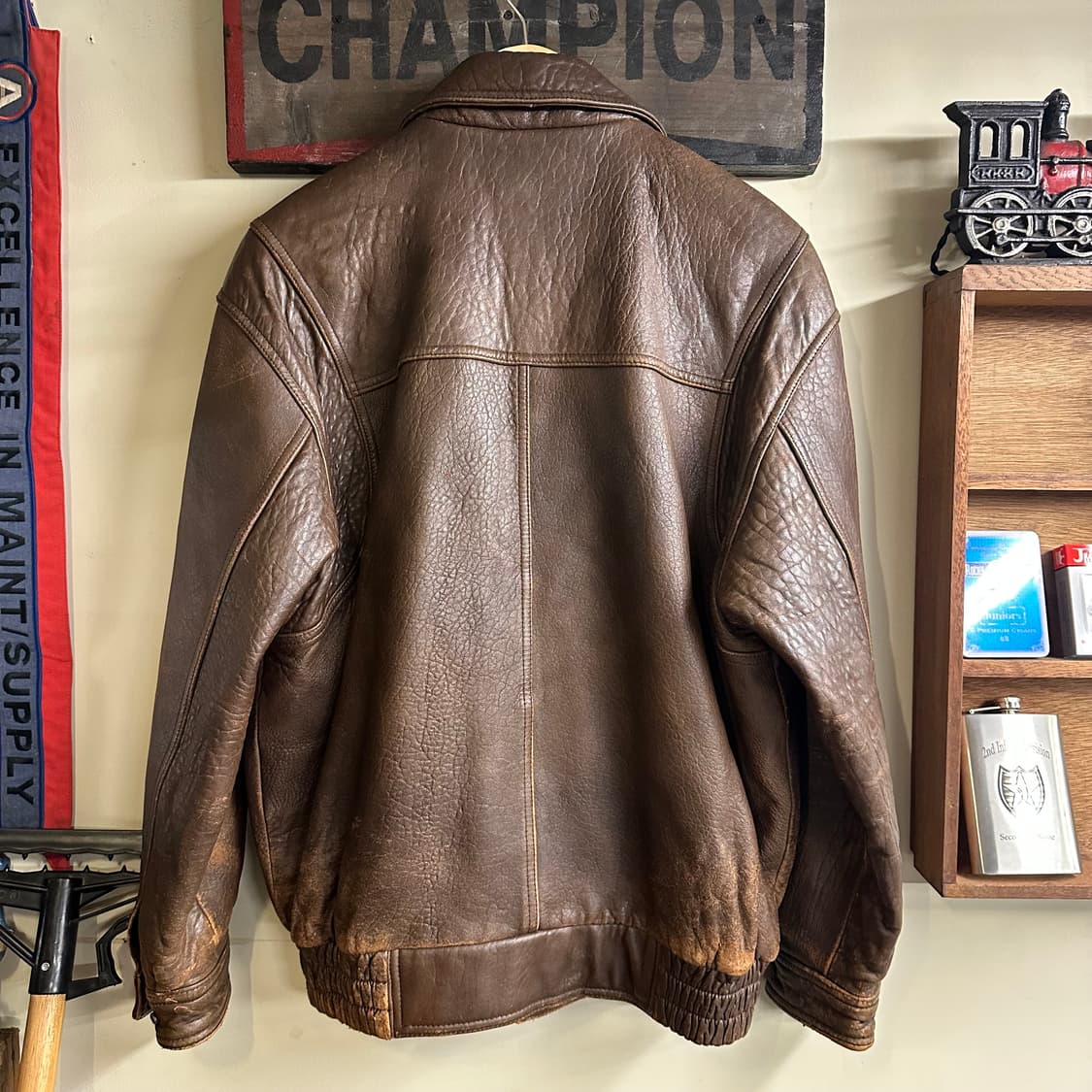 브라운 가죽 자켓 (PGA TOUR / 105)  상품이미지6