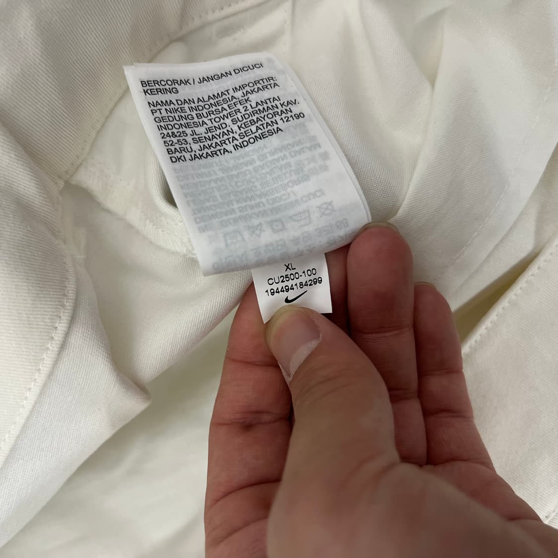 나이키 x 오프화이트 NRG 팬츠 화이트 상품이미지9