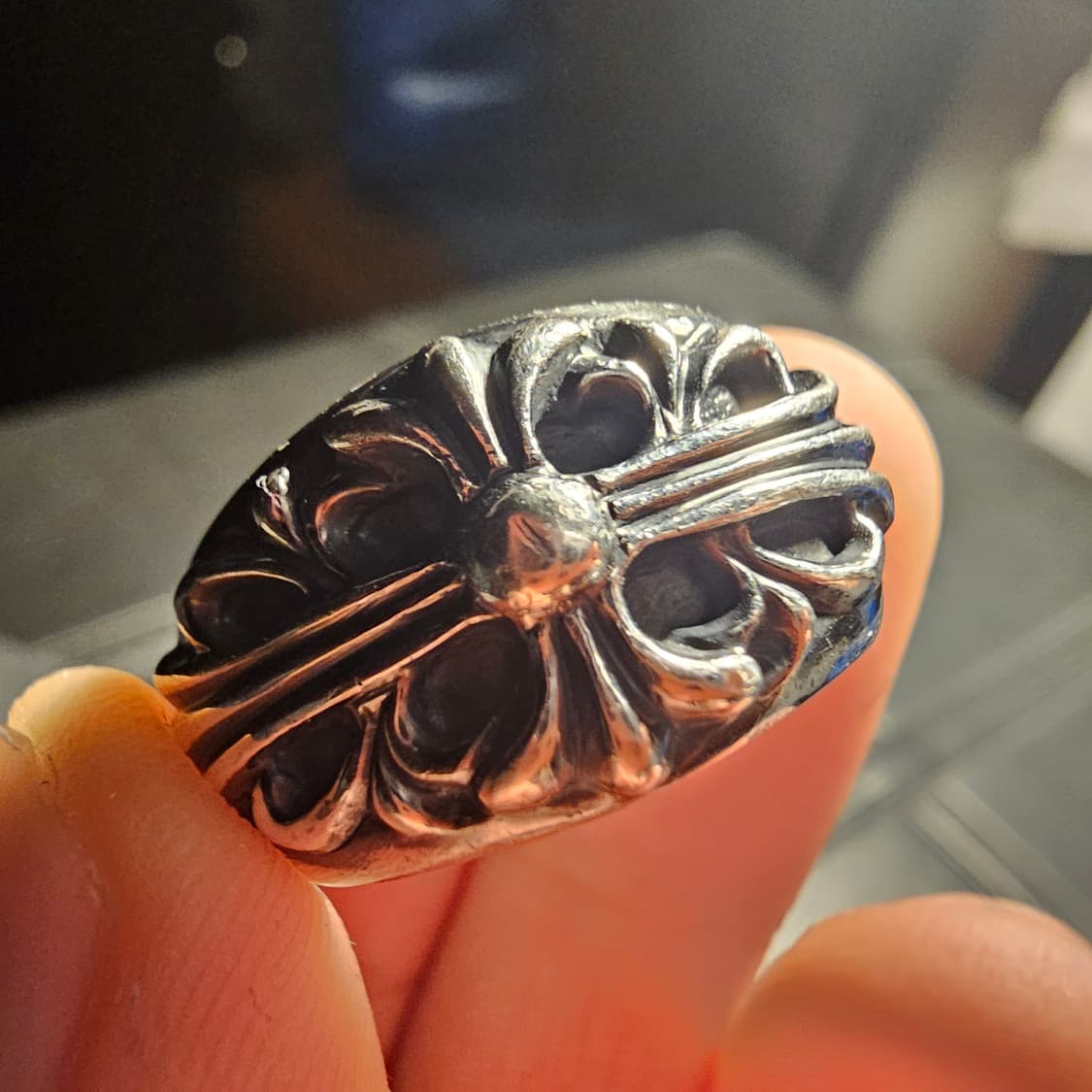 크롬하츠 플로랄크로스링 상품이미지1