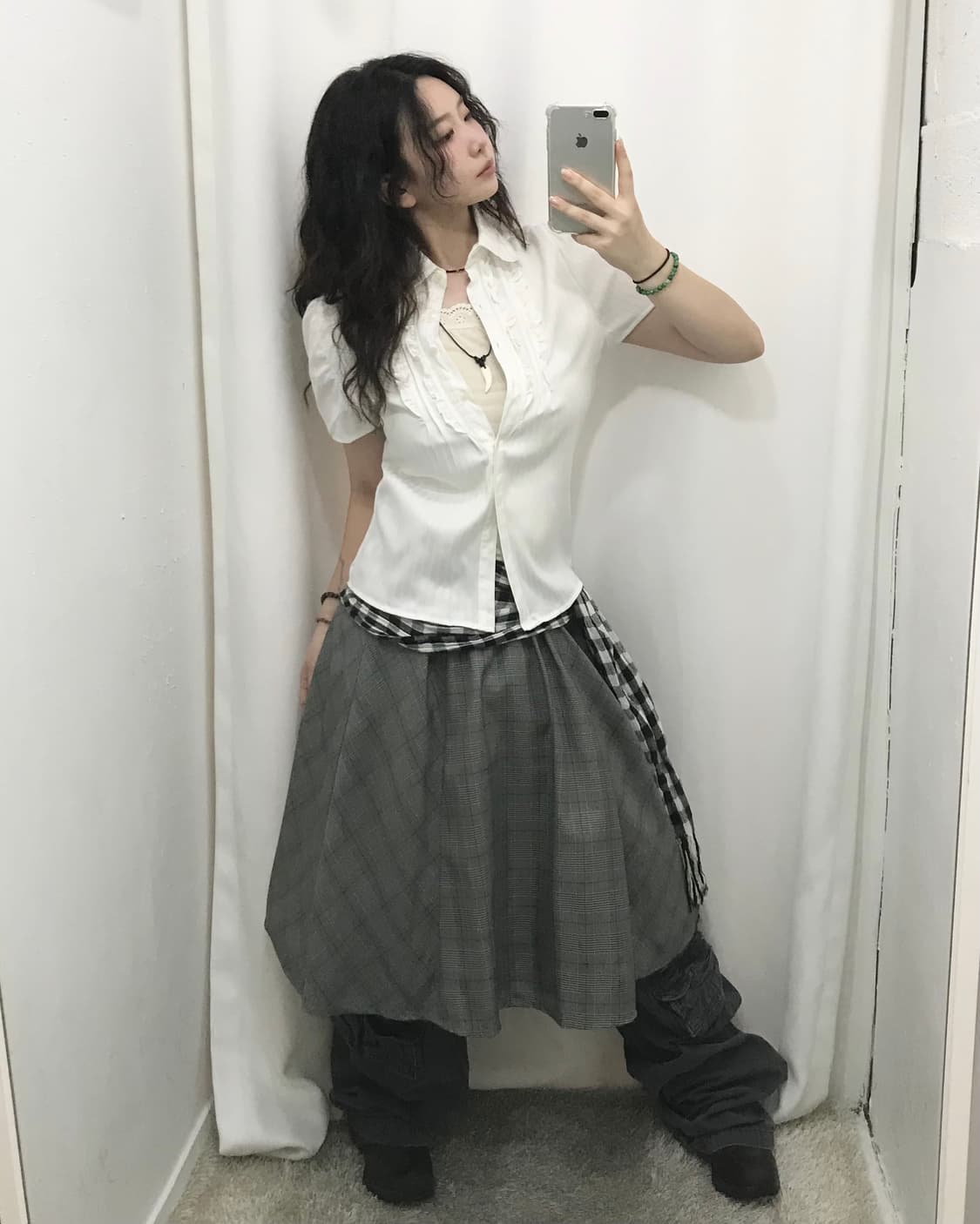그레이 힙시크 코디 세트 👓 상품이미지3
