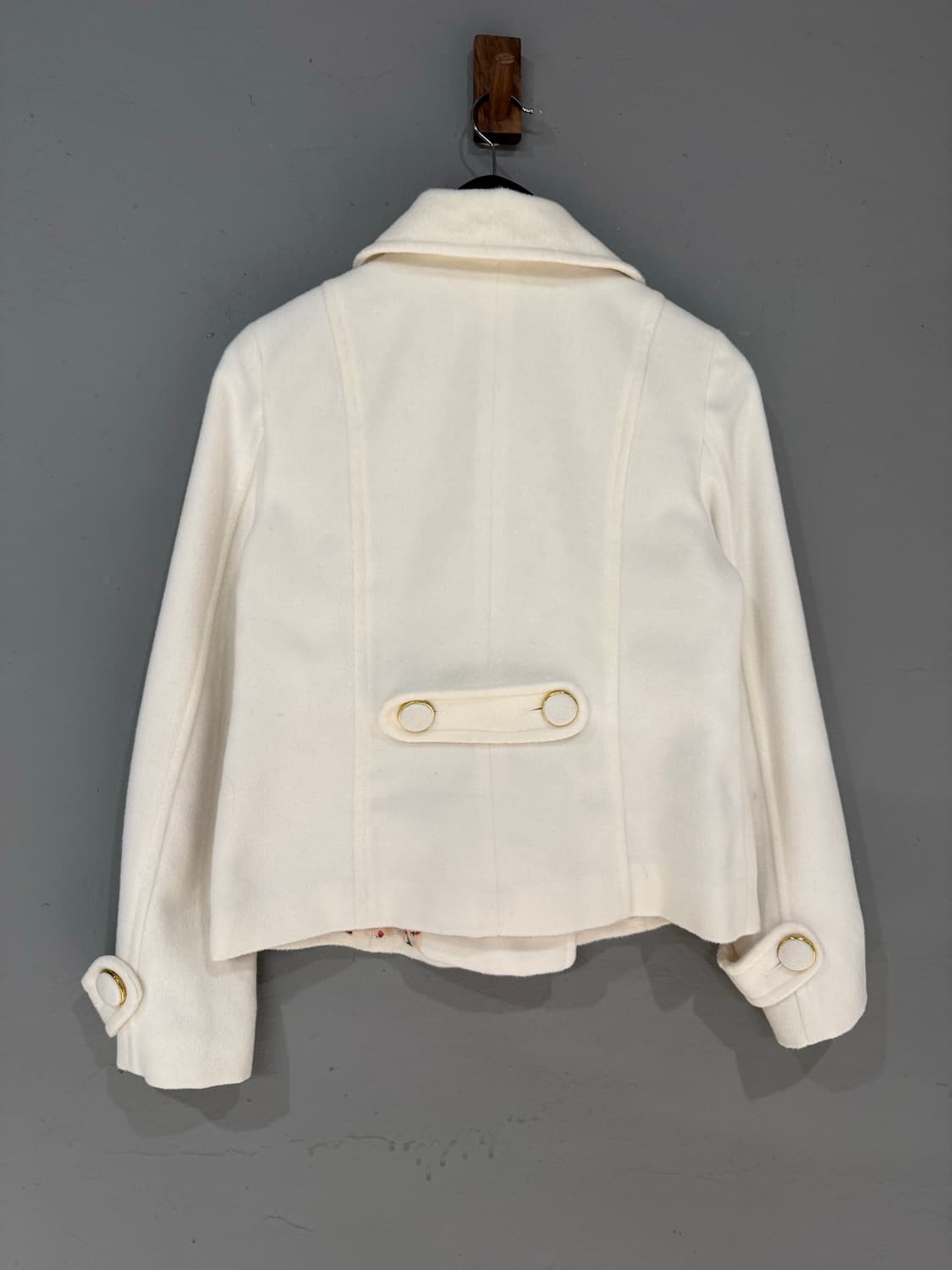 Jpn vintage 히메갸루 금장 더블버튼 코트 상품이미지6