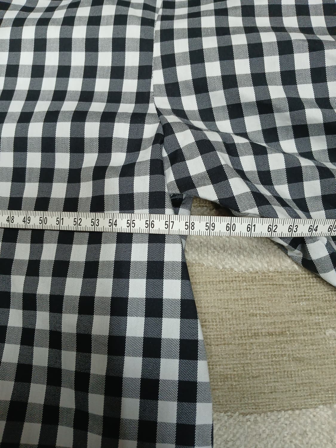 MAJE 깅엄 체크 레이어드 셔츠  상품이미지6