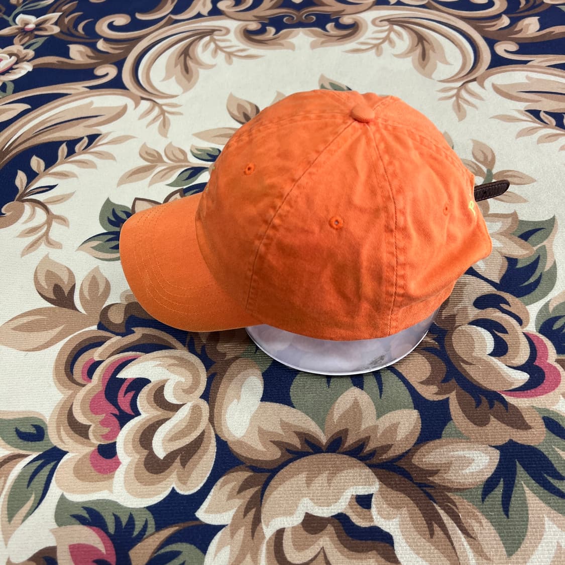 00s폴로 랄프로렌 베이직로고 볼캡(주황색) 상품이미지2