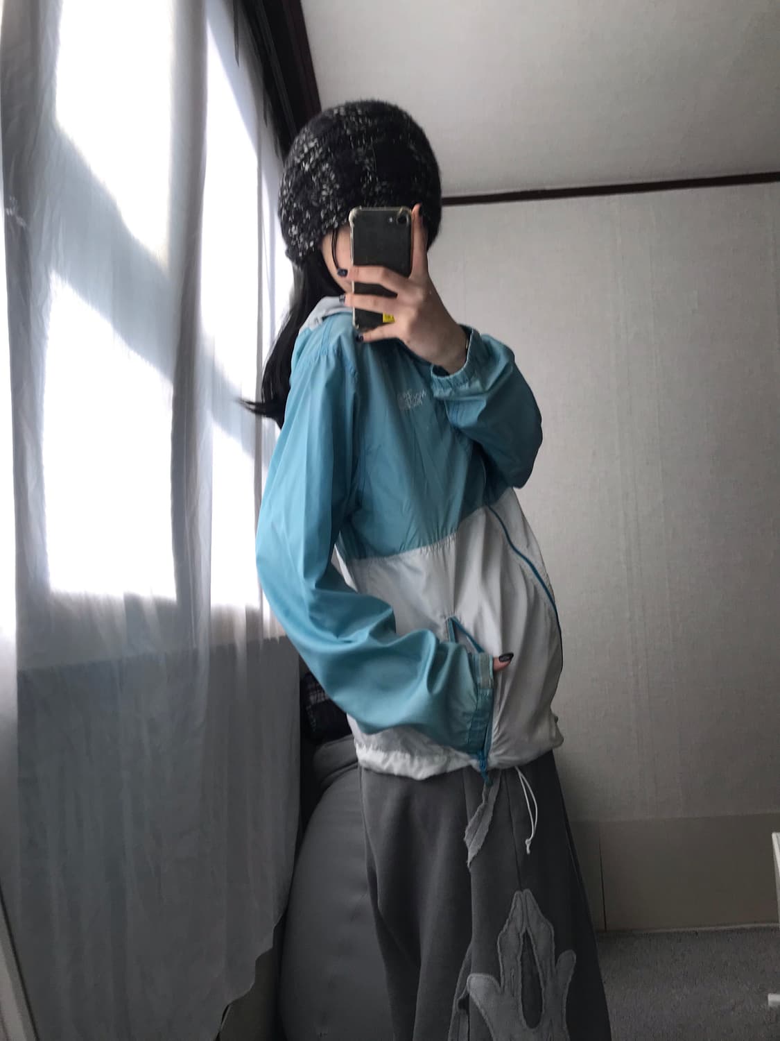 노페 연하늘 바람막이 상품이미지6