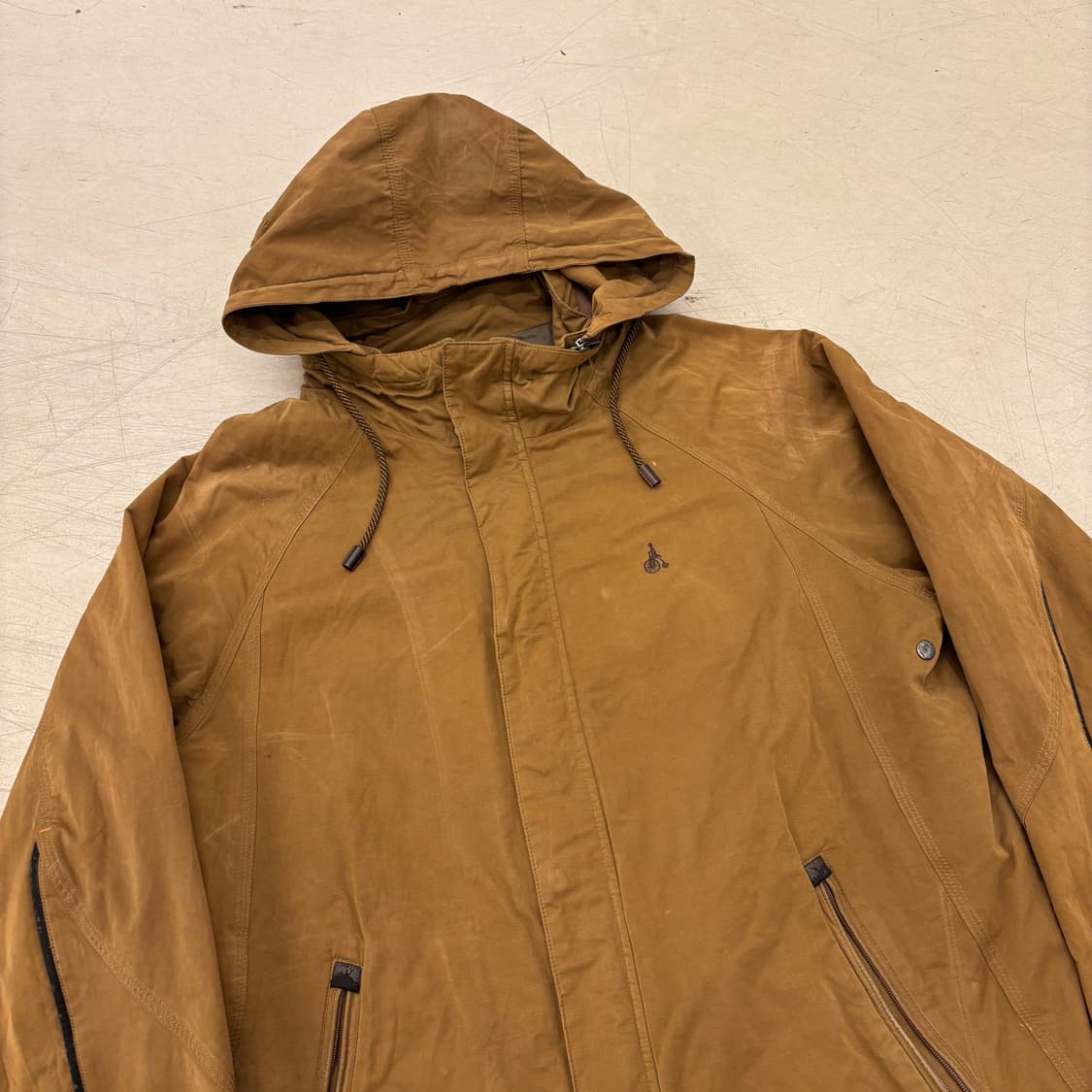 빈폴 스포츠 새틴 브라운 스몰로고 자켓 상품이미지2