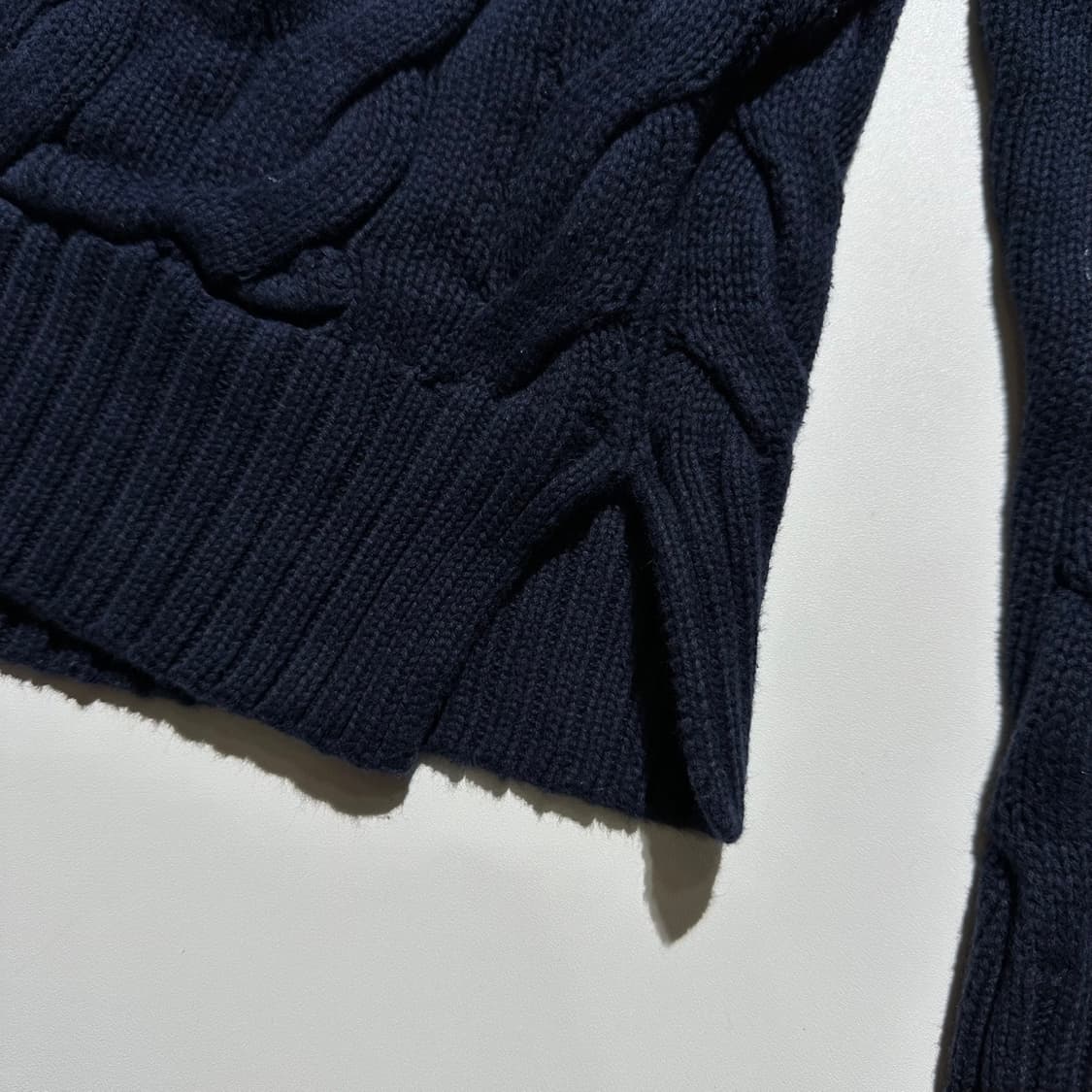 폴로 랄프로렌 포니로고 포켓 케이블 크롭 가디건 상품이미지6