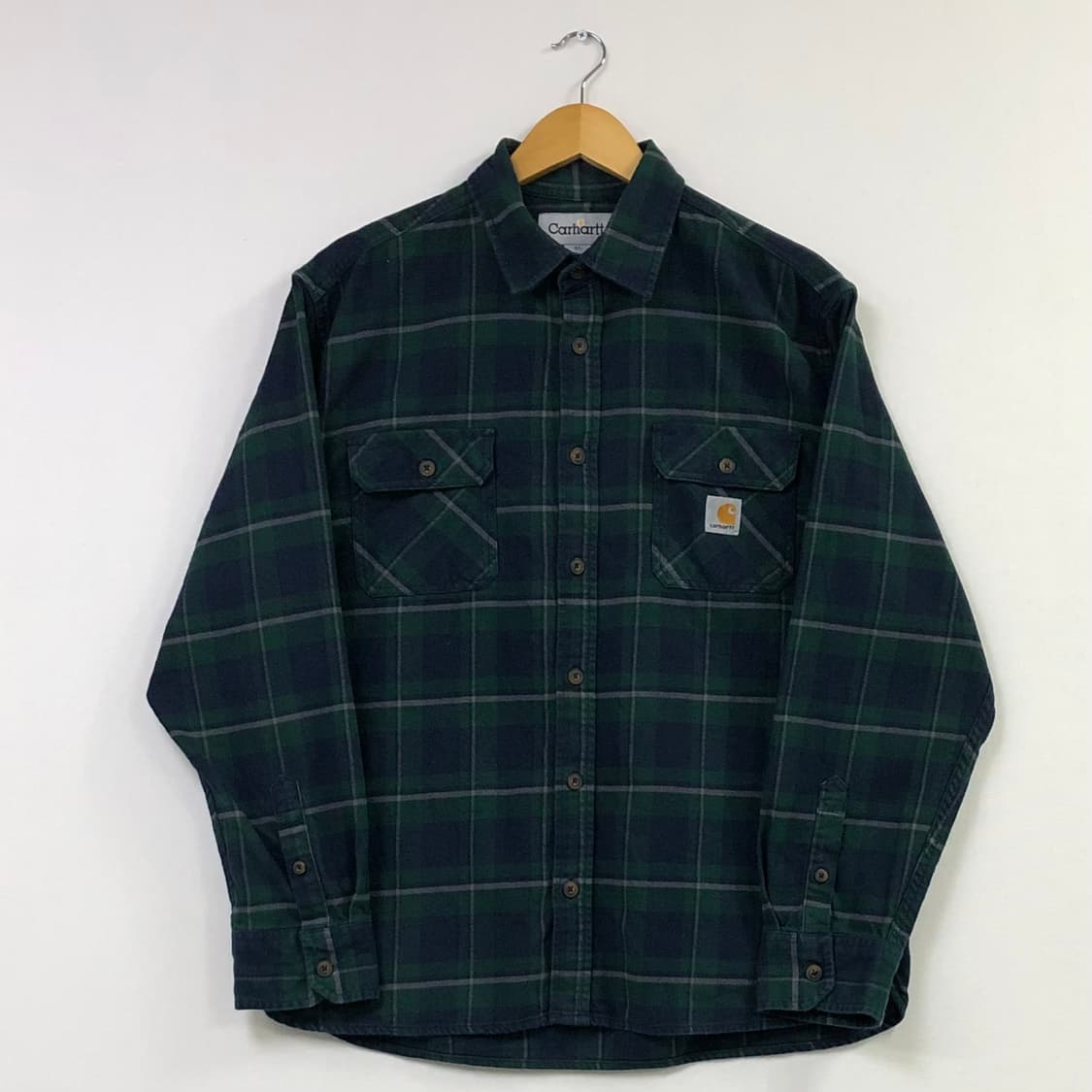 XL 칼하트 체크 워크 남방 상품이미지2