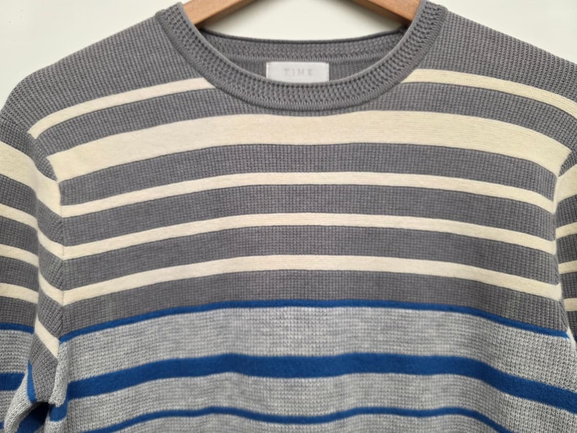 TIME 타임 여성 스트라이프 니트.  
싸이즈 95 상품이미지3