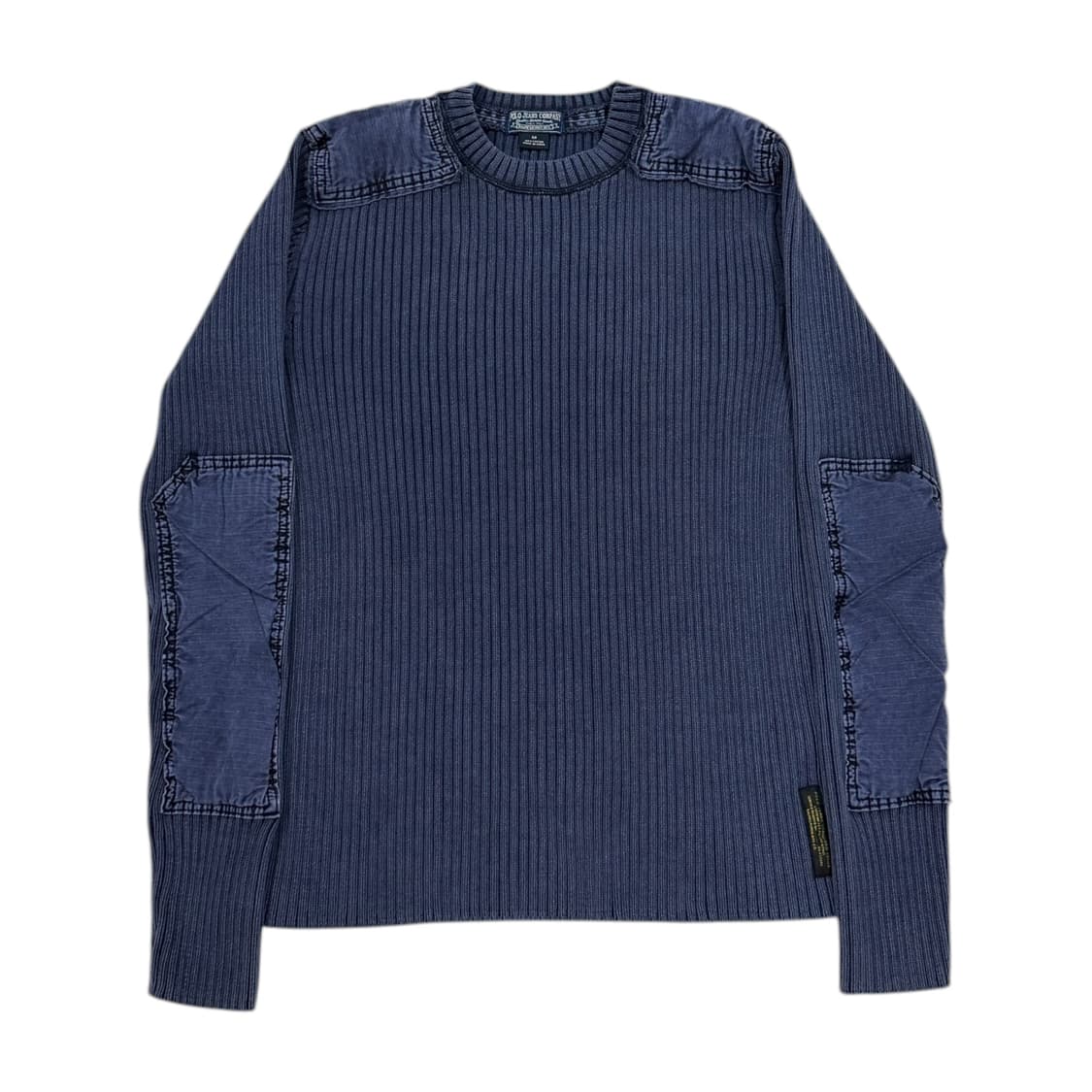 폴로 진스 빈티지 가먼트다이트 코만토 와플 니트 네이비 M 상품이미지1