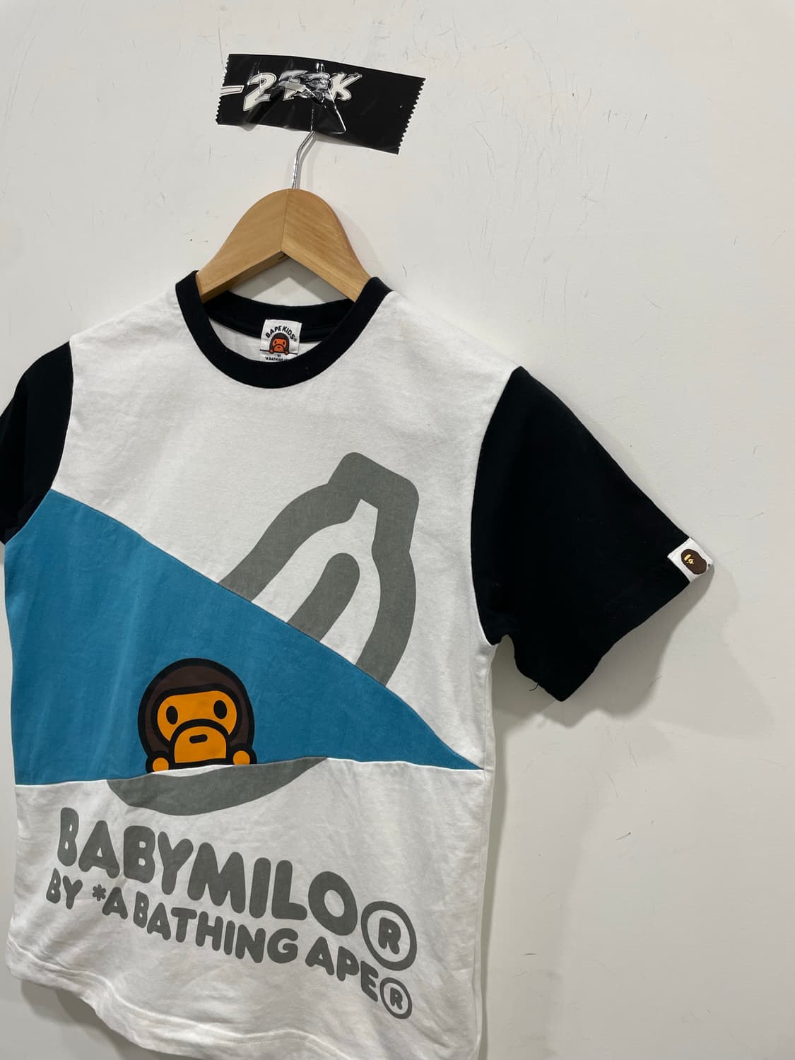 Bape kids 베이비 마일로 컬러블록 반팔티셔츠 상품이미지6
