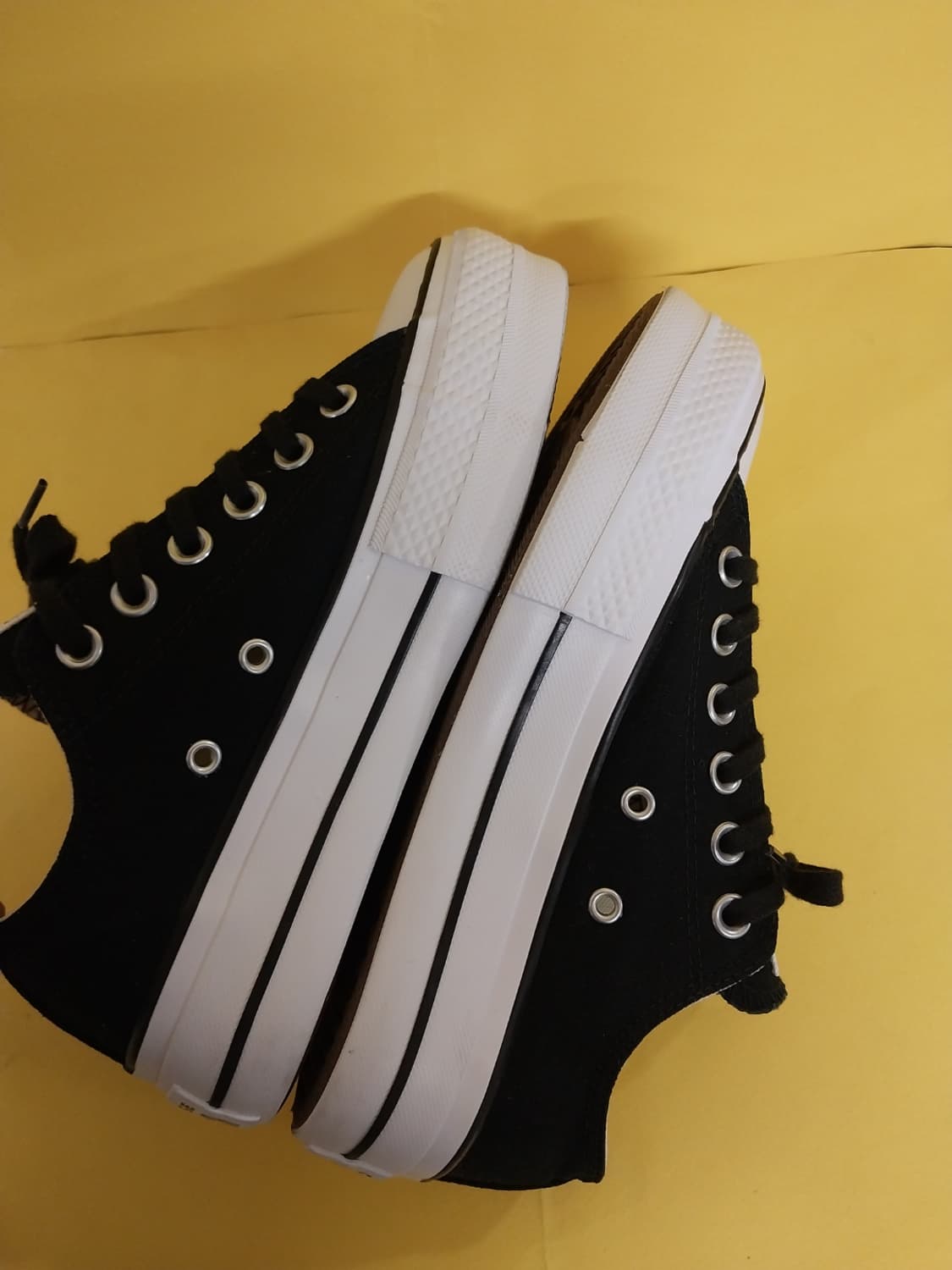 여성 컨버스 척테일러 올스타 리프트 블랙 운동화 (230) 상품이미지7