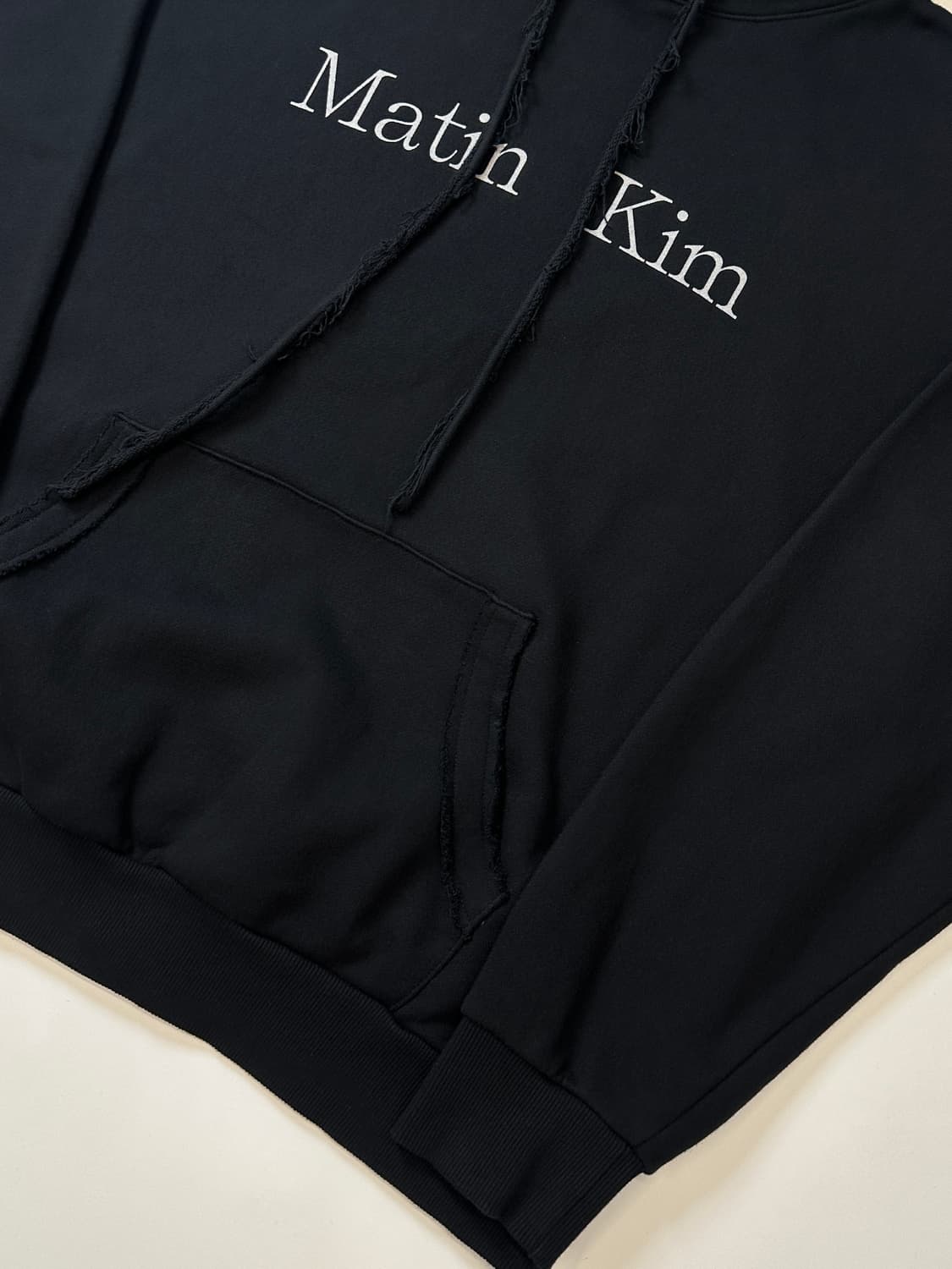 마땡킴 로고 커팅 후드  상품이미지3