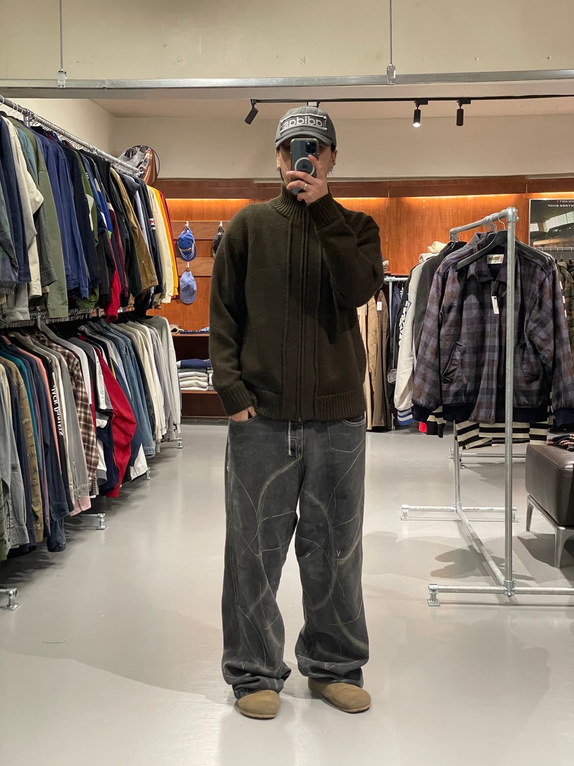 레노마 니트 집업 자켓   상품이미지3