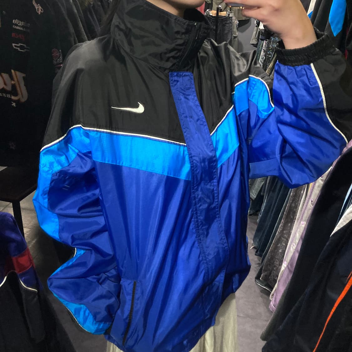 [IM] 나이키 바람막이 블랙블루 상품이미지6