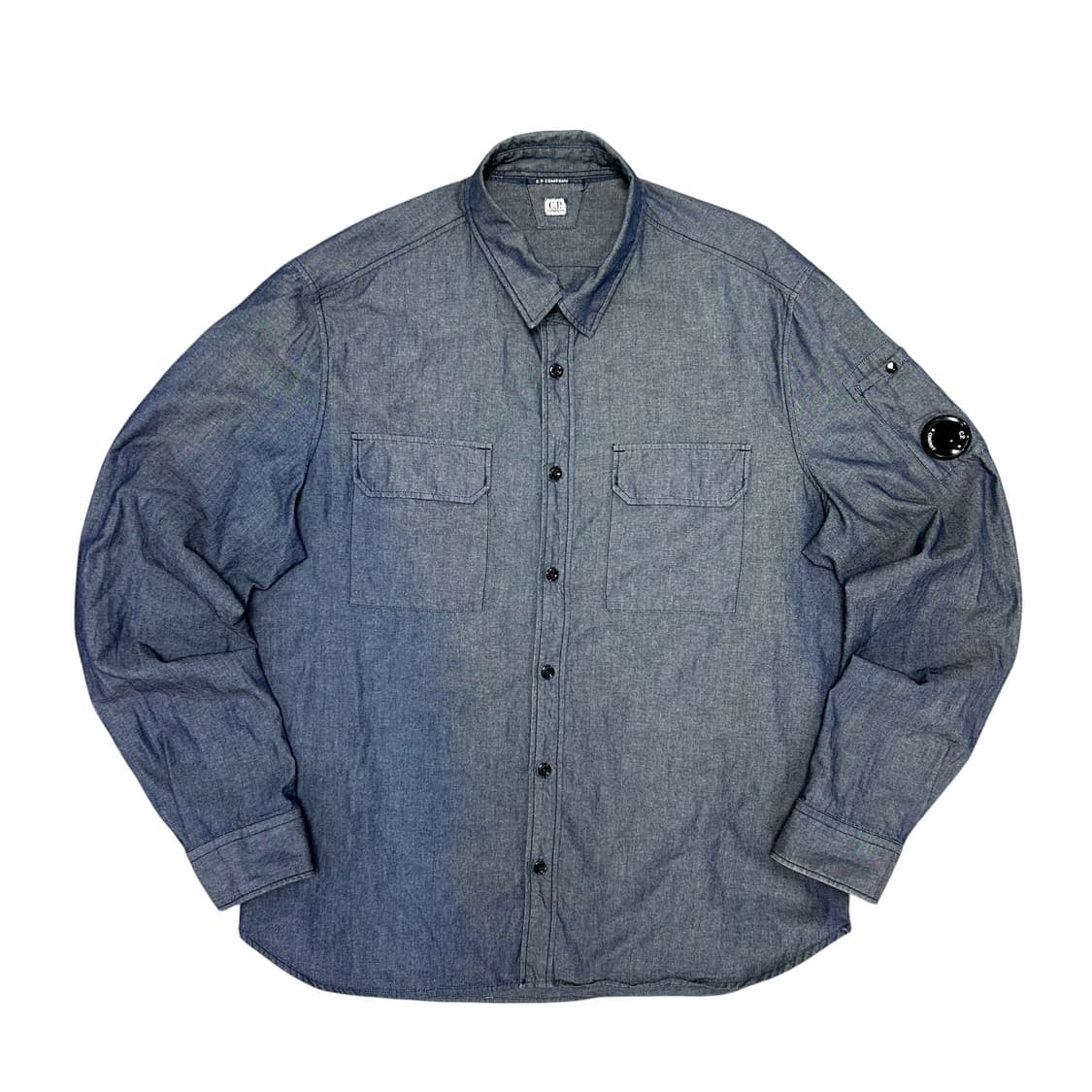 CP컴퍼니 렌즈 샴브레이 페이딩 셔츠(2XL) 상품이미지1