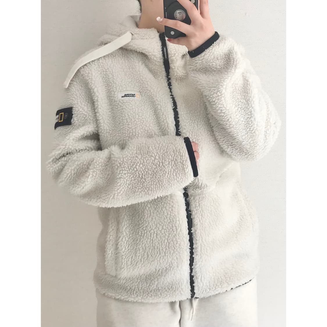 내셔널지오그래픽 뽀글이 플리스 M 상품이미지1