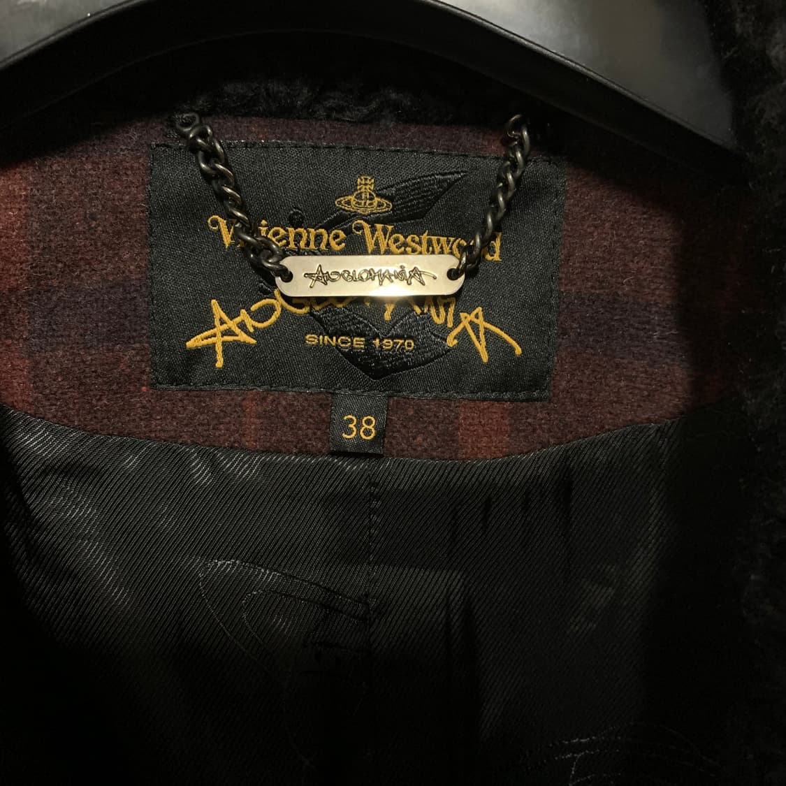 vivienne westwood체크 더블버튼 코트 상품이미지4