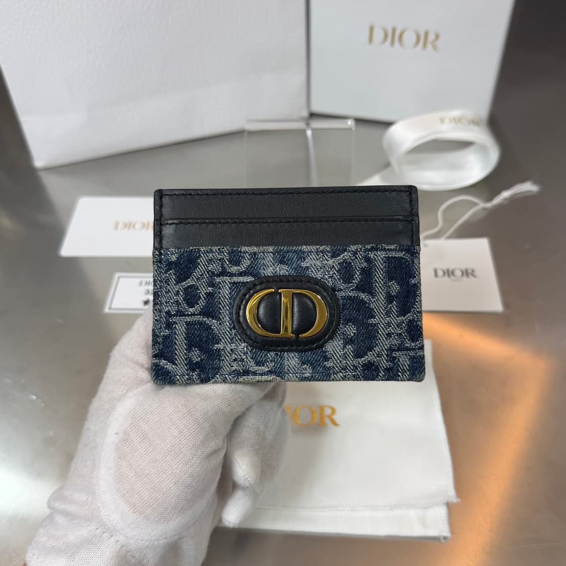 [리오브] 디올 CD 몽테인 30 오블리크 카드지갑 상품이미지2