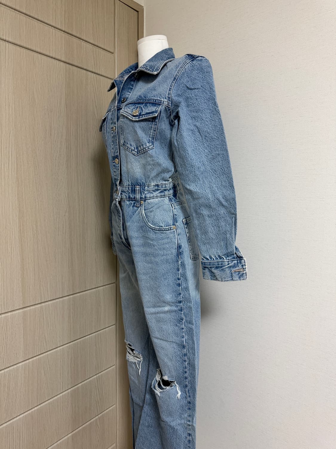 자라) 데님 점프수트 상품이미지4