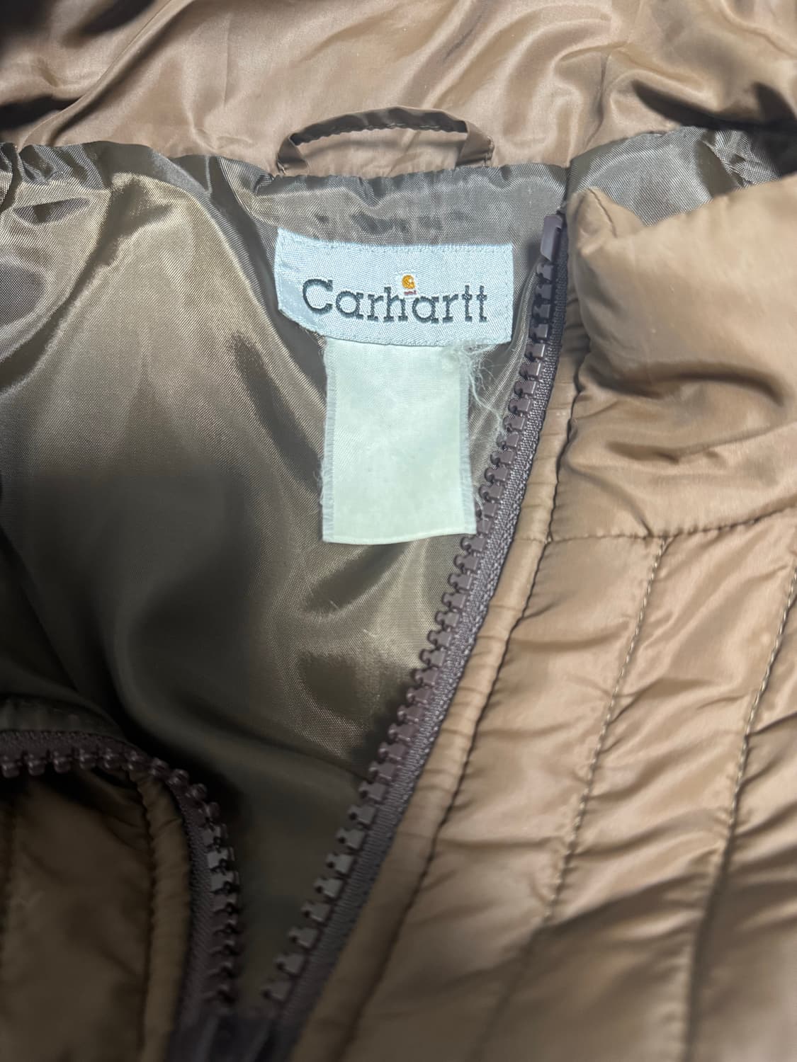 90’s Carhartt puffer jacket M 상품이미지4