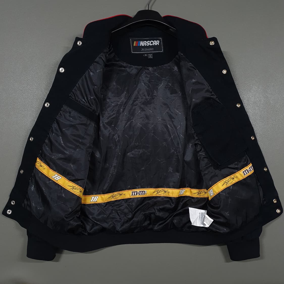 실측 L) 제프헤밀턴 나스카 m&m 도요타 몬스터 패치 코튼 레이싱 자켓 상품이미지6