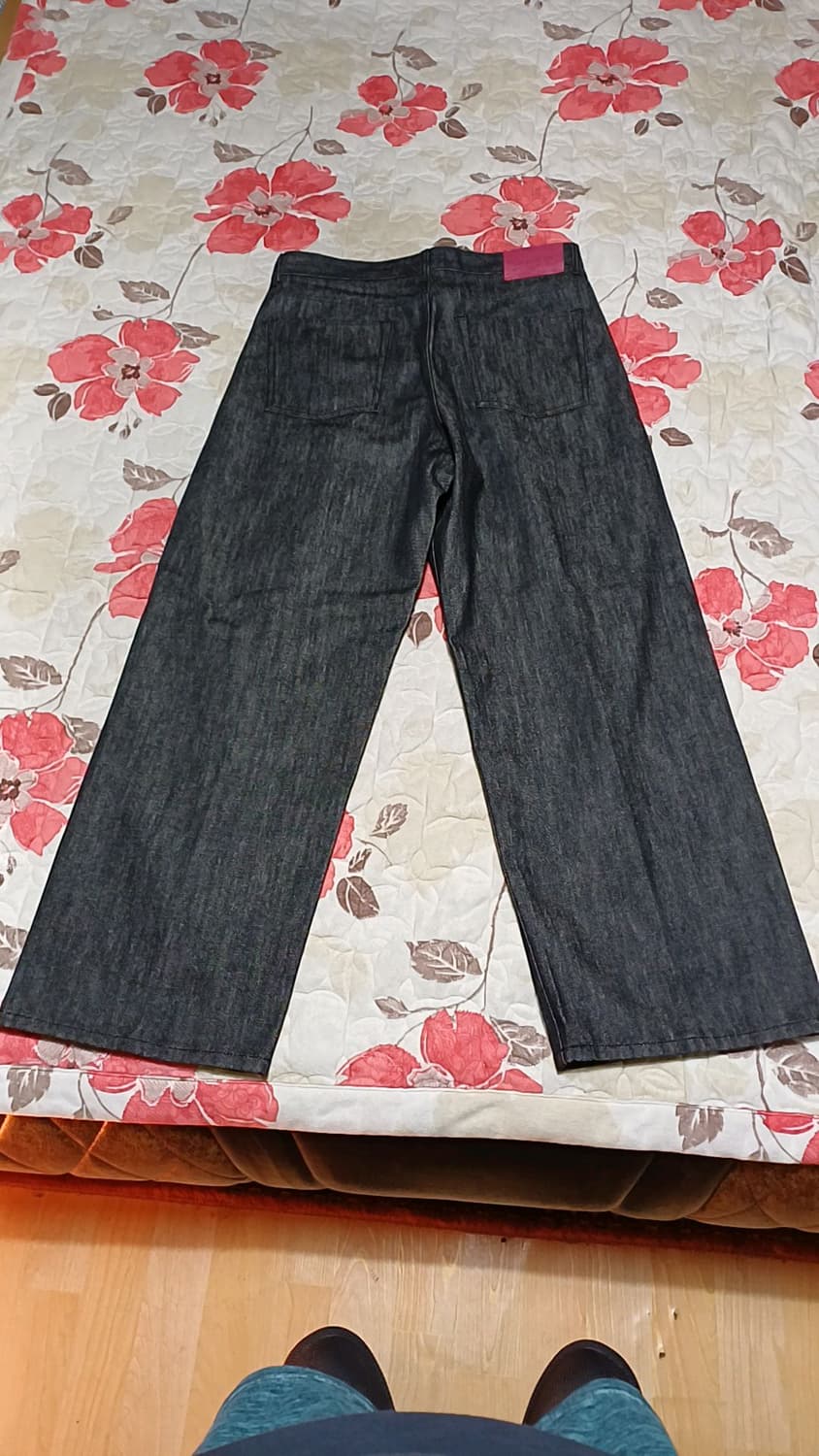 포트너스 와이드데님팬츠 32인치 기장107 상품이미지4